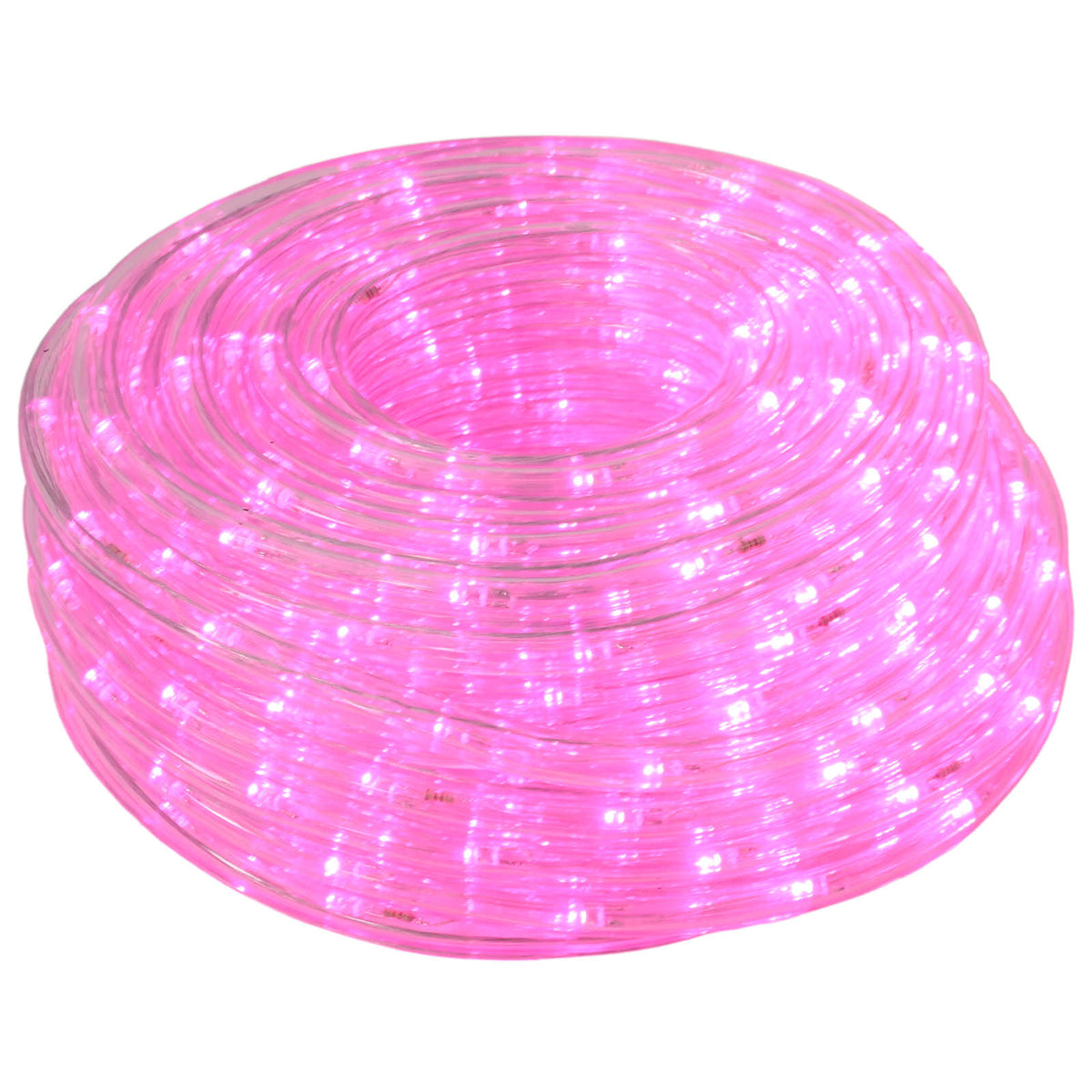 Karácsonyi LED fénykábel 2400 LED Rózsaszín 100 m
