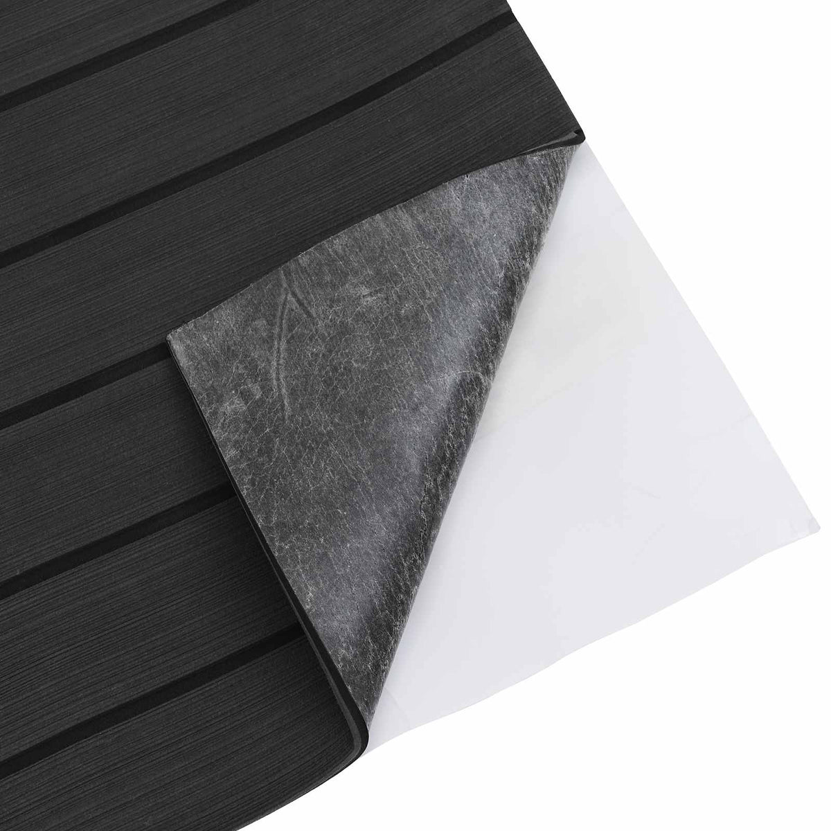 Csónak Szőnyeg Csíkos Sötét Szürke és Fekete 240 x 60 cm EVA