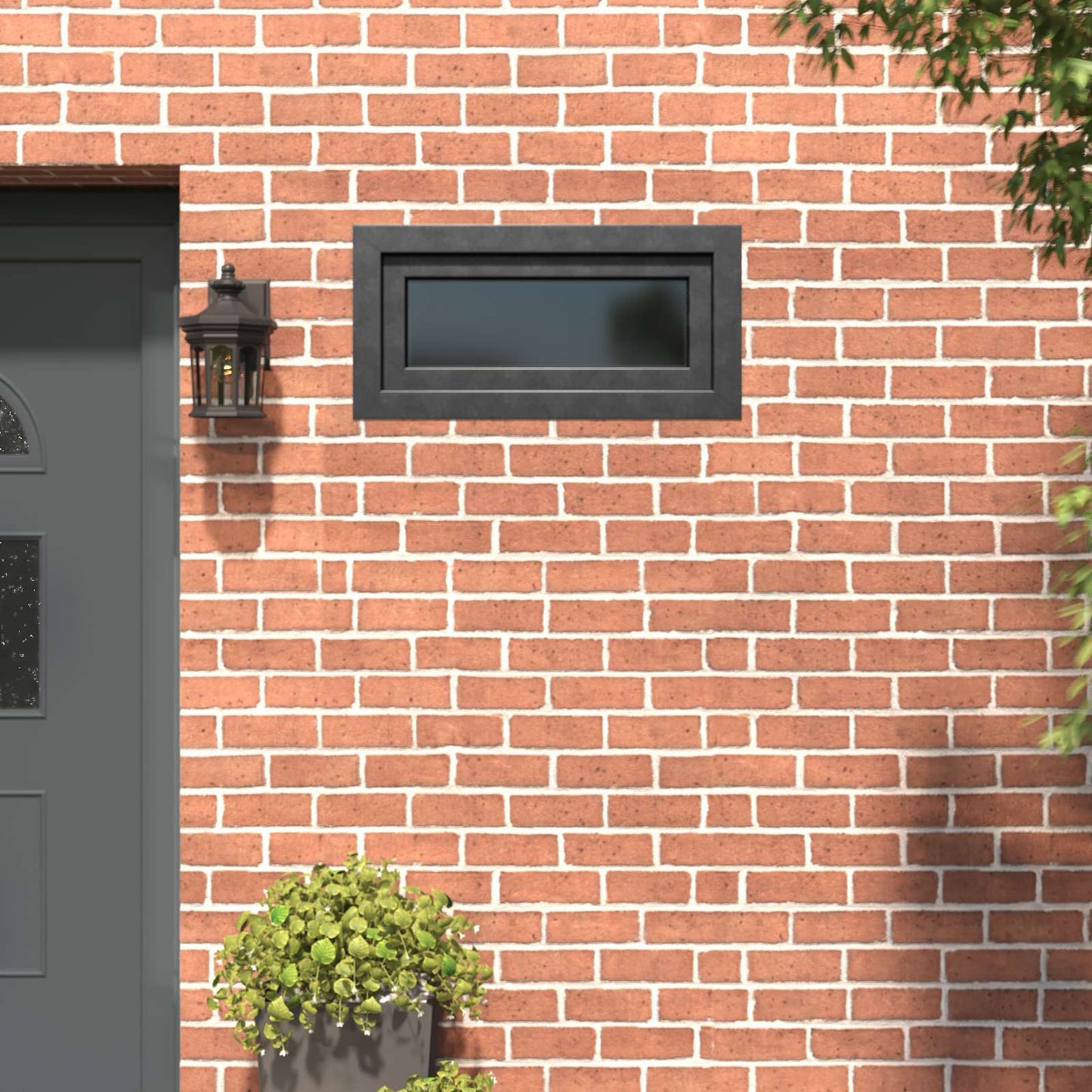 Pinceablak RISOR 80 x 40 cm PVC és átlátszó síküveg