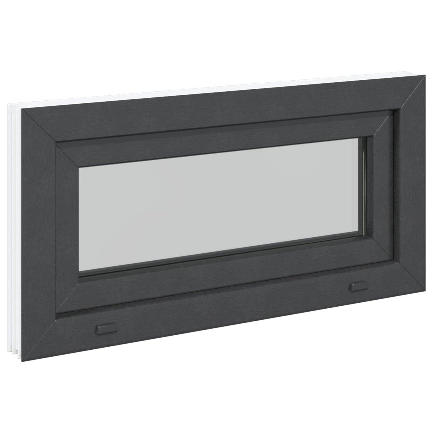 Pinceablak RISOR 80 x 40 cm PVC és átlátszó síküveg
