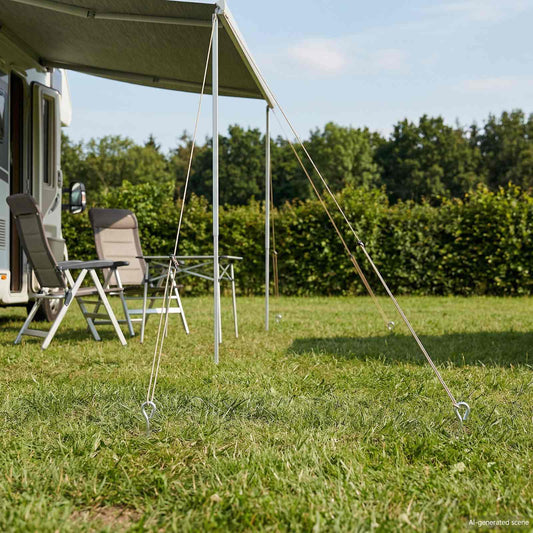 Földi horgony 2 pcs Ezüst Ø10 x 40 cm Galvanizált fém