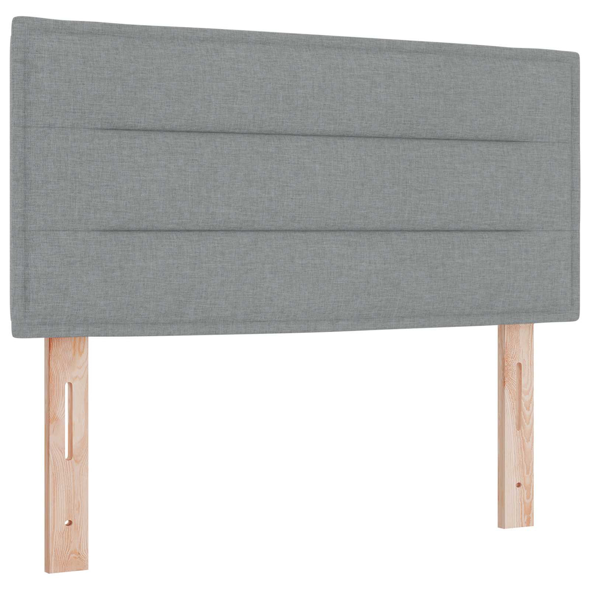Boxspring ágy matraccal Világosszürke 80 x 200 cm Szövet