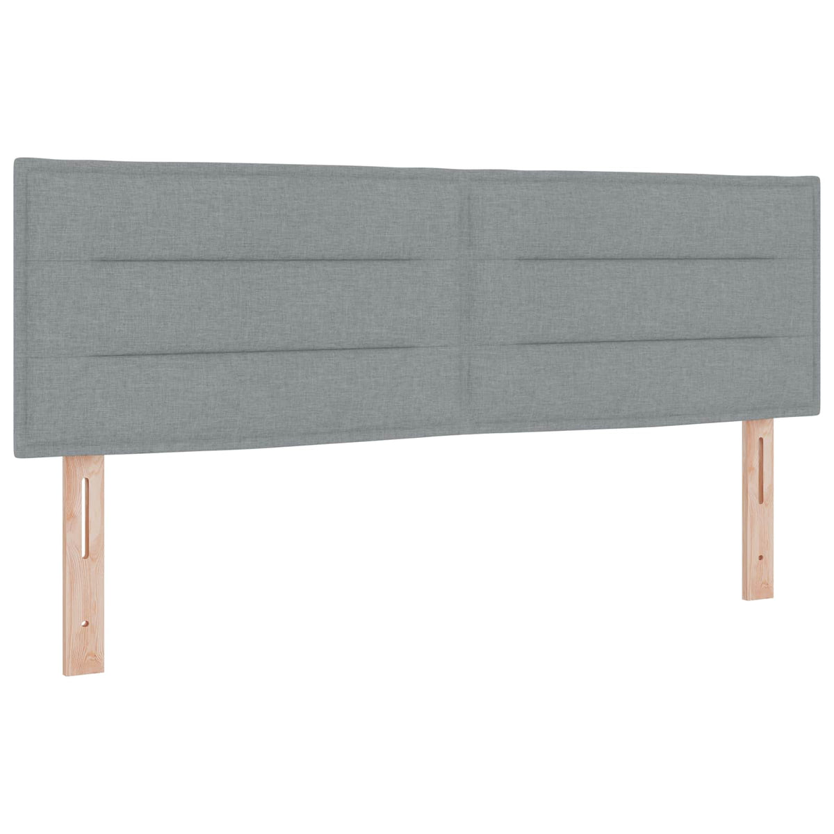 Boxspring ágy matraccal Világosszürke 160 x 200 cm Szövet