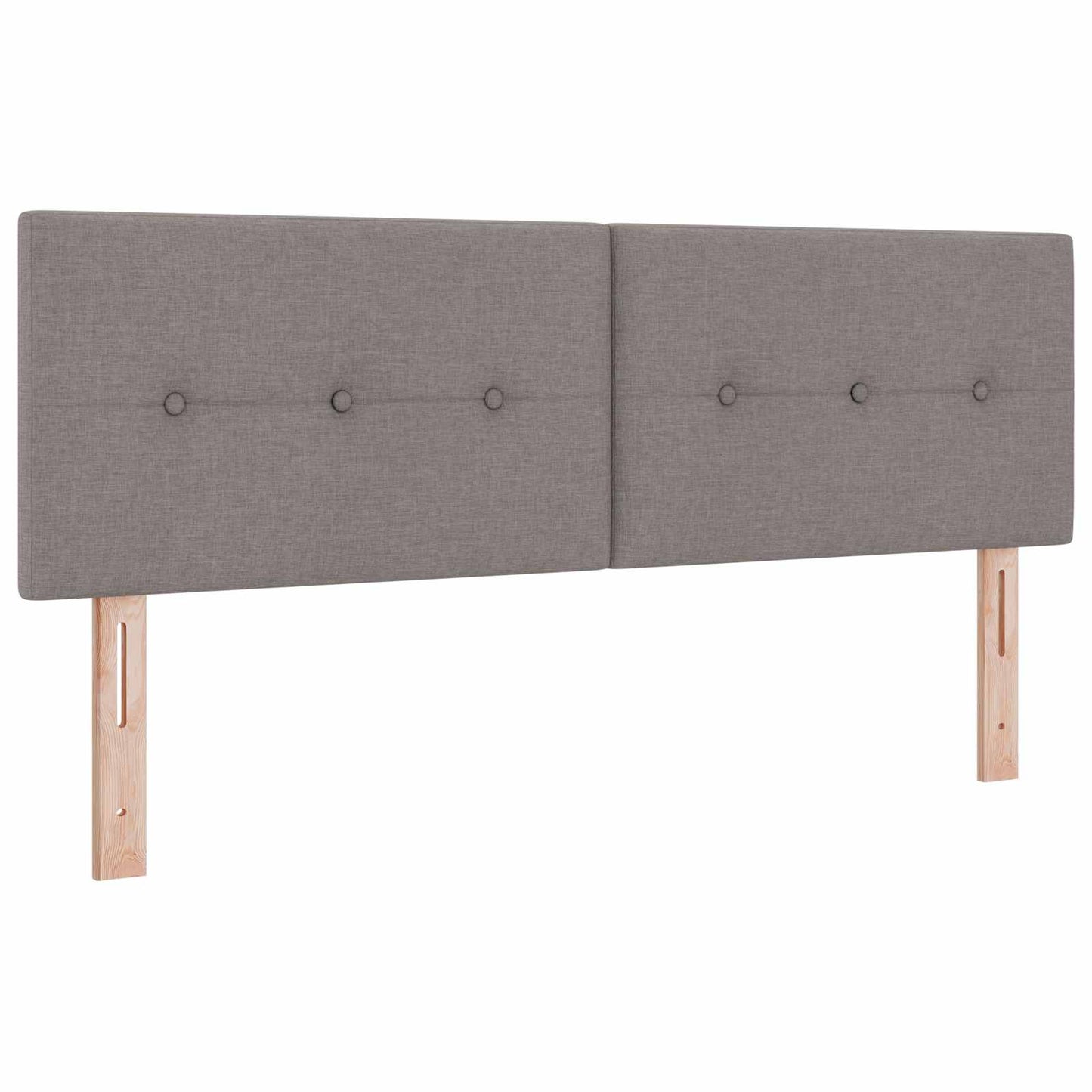Boxspring ágy matraccal Tópszínű 140 x 200 cm Szövet