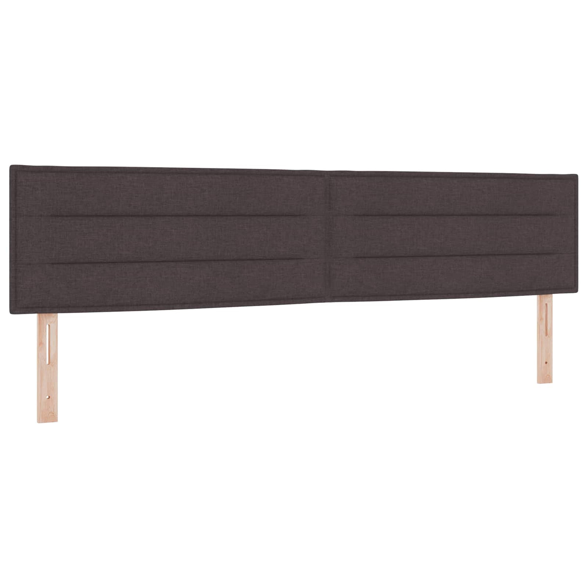 Boxspring ágy matraccal Sötét Barna 200 x 200 cm Szövet