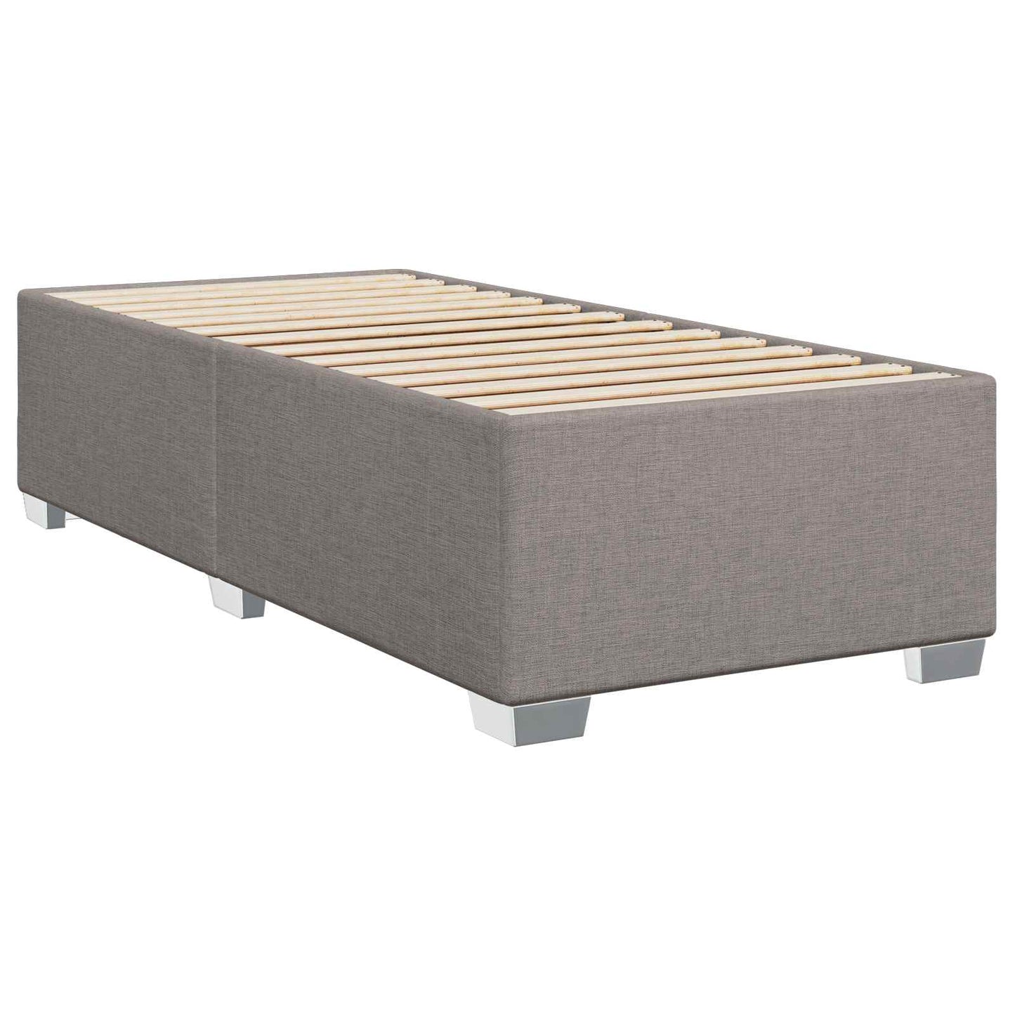 Boxspring ágy matraccal és LED-del Tópszínű 80 x 200 cm Szövet