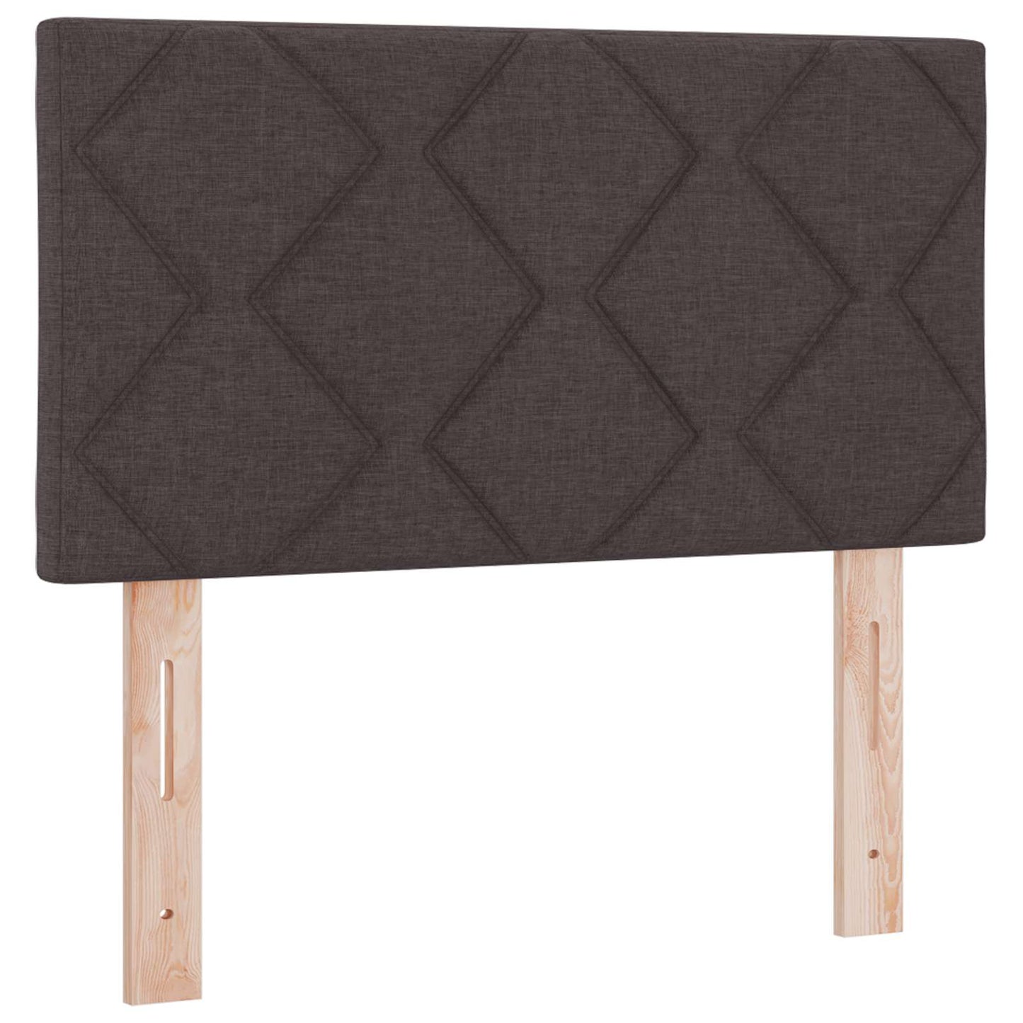 Boxspring ágy matraccal és LED-del Sötét Barna 90 x 200 cm