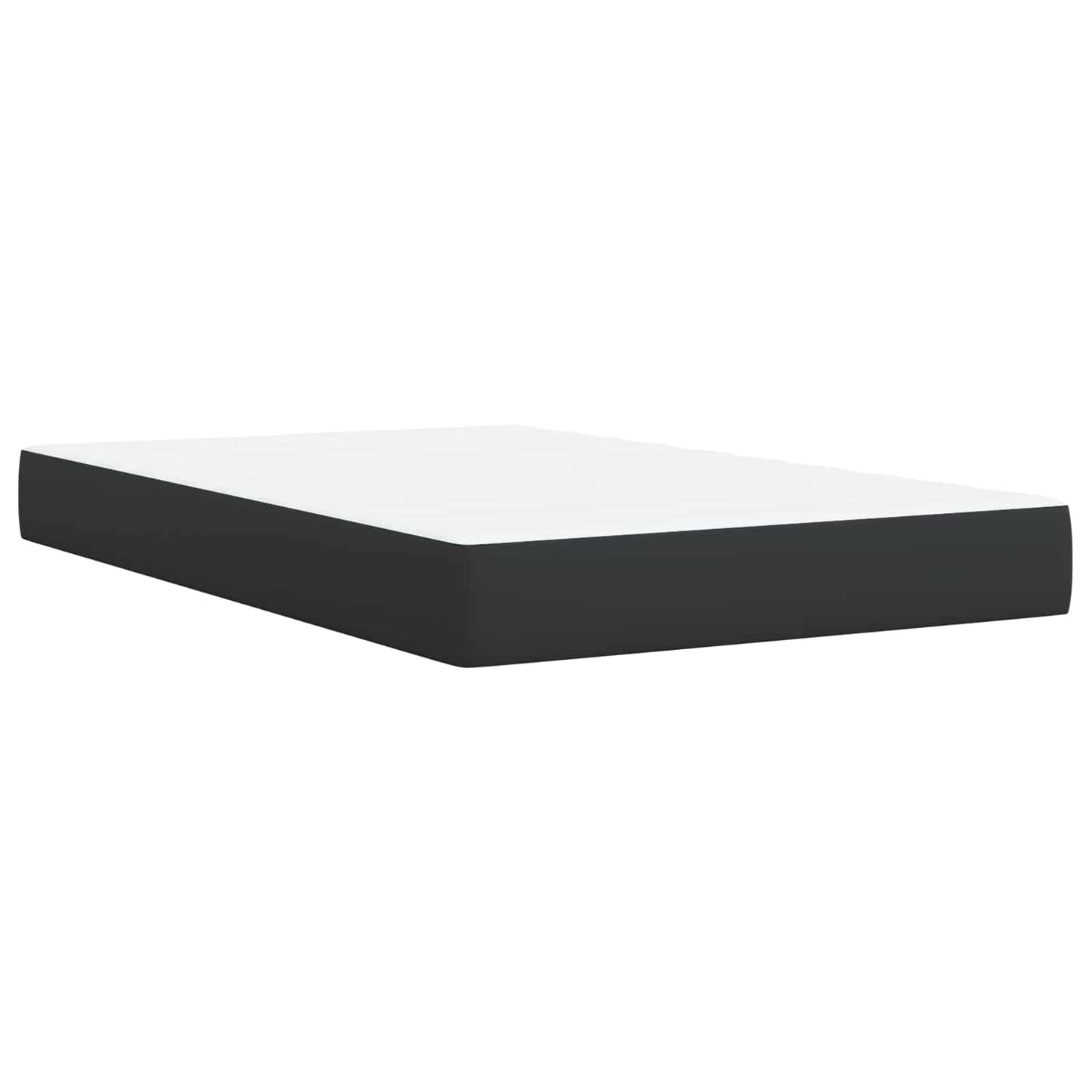 Boxspring ágy matraccal és LED-del Fekete 120 x 190 cm Szövet