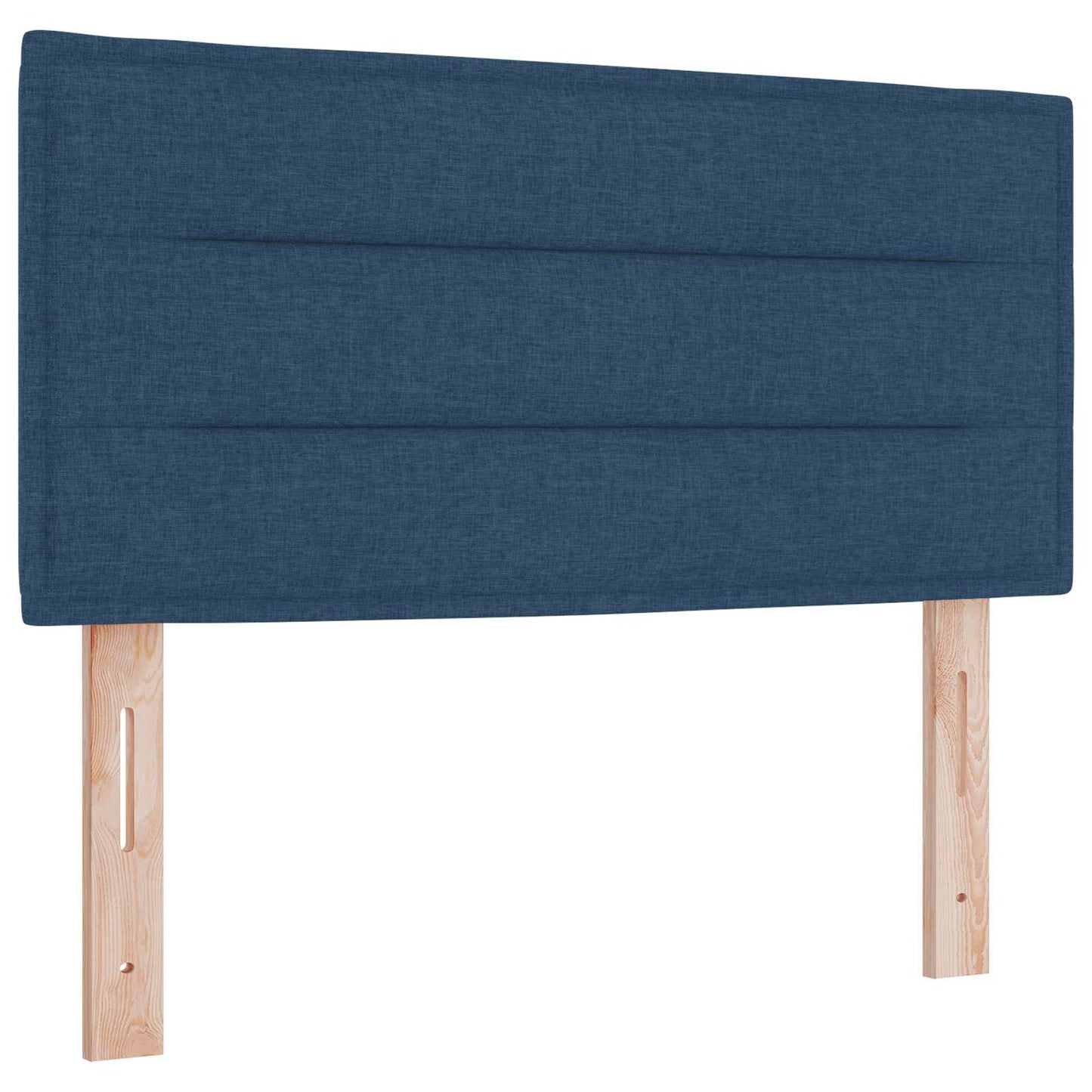 Boxspring ágy matraccal és LED-del Kék 120 x 200 cm Szövet