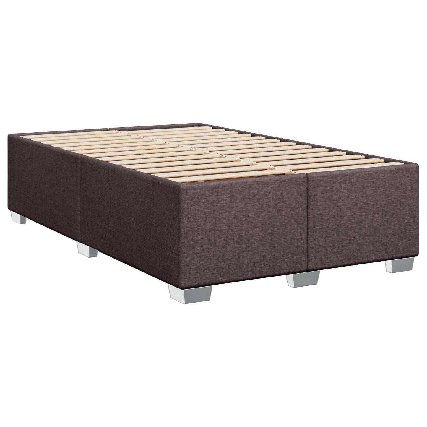 Boxspring ágy matraccal és LED-del Sötét Barna 120 x 200 cm
