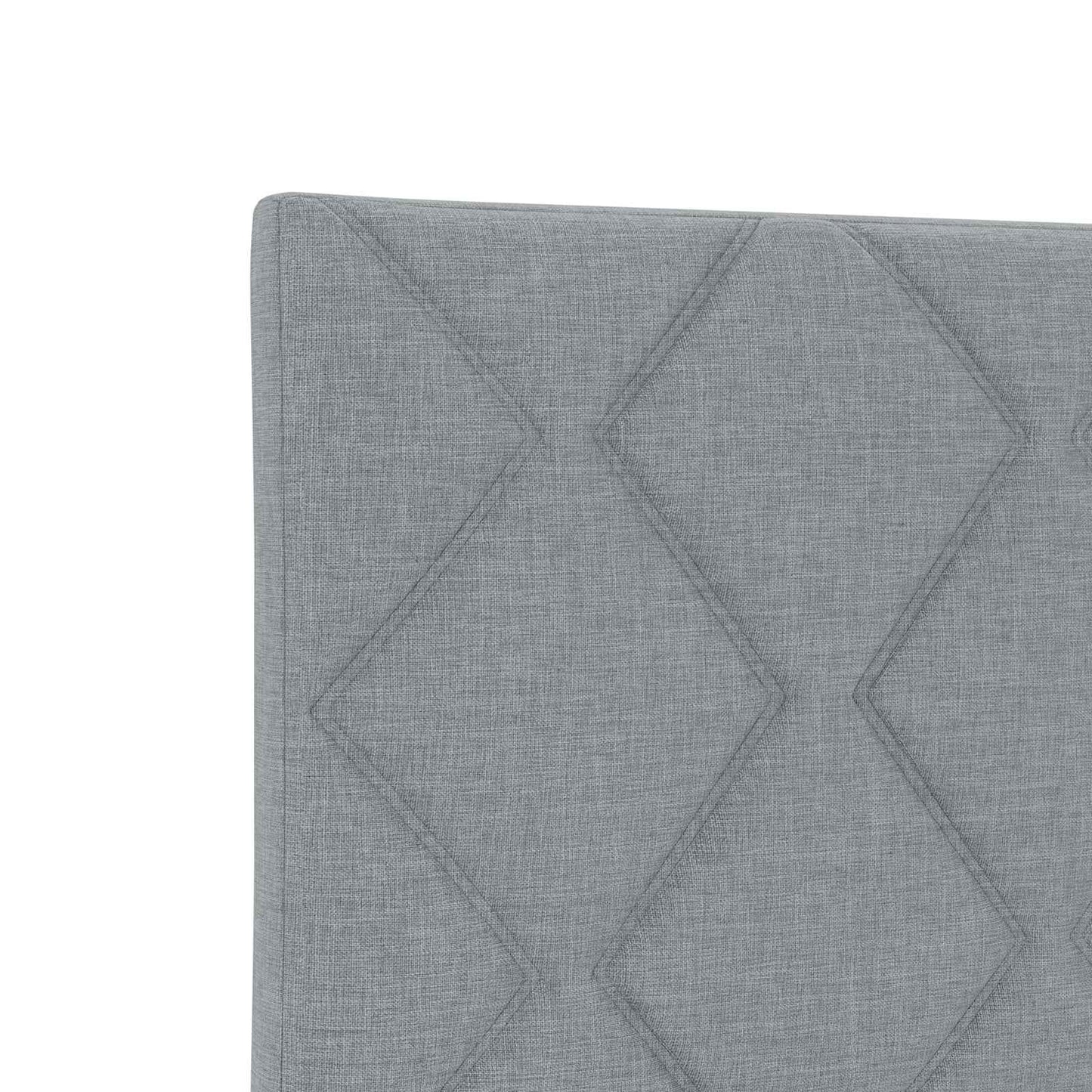Boxspring ágy matraccal és LED-del Világosszürke Egyszemélyes