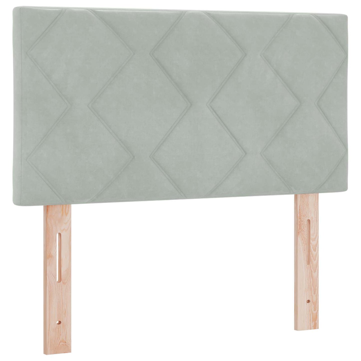 Boxspring ágy matraccal és LED-del Világosszürke 80 x 200 cm