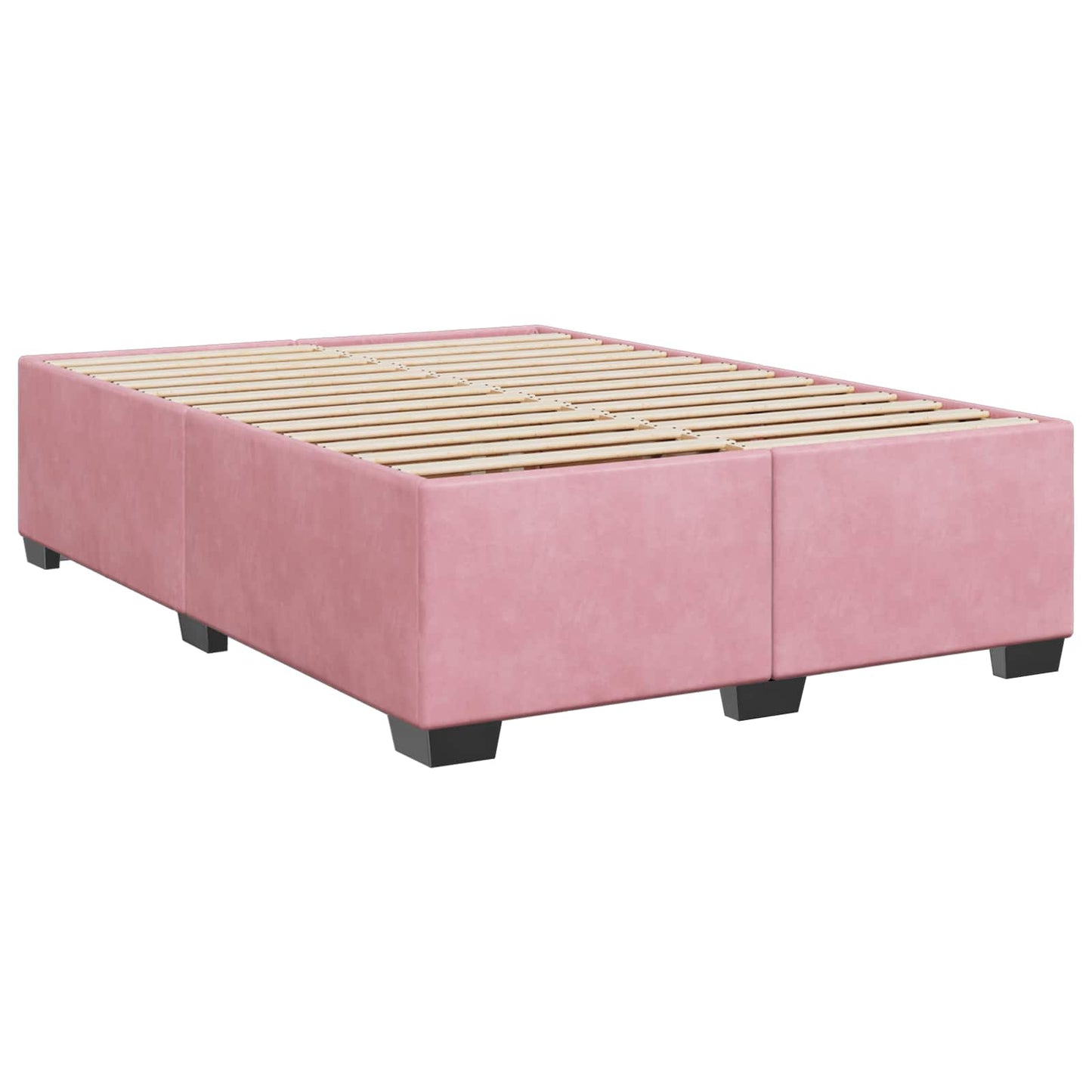 Boxspring ágy matraccal és LED-del Rózsaszín 160 x 200 cm