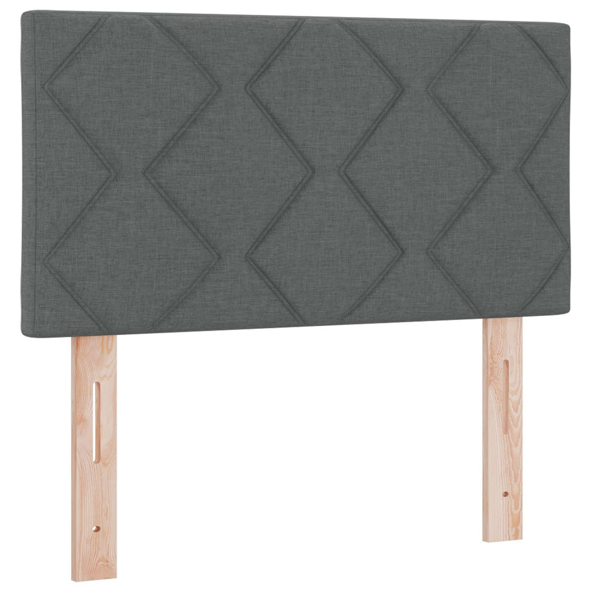 Boxspring ágy matraccal Sötétszürke 80 x 200 cm Szövet