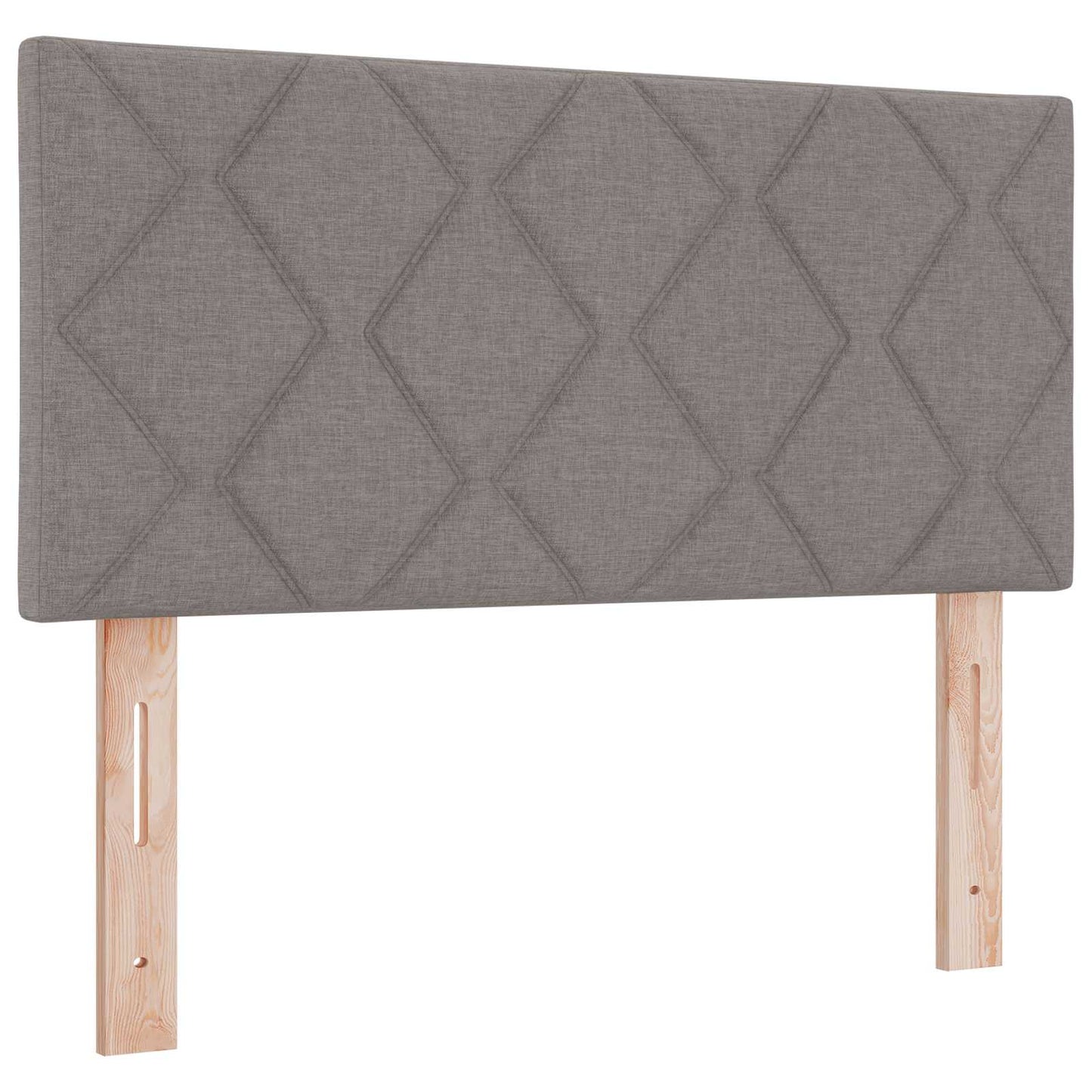 Boxspring ágy matraccal Tópszínű 120 x 200 cm Szövet