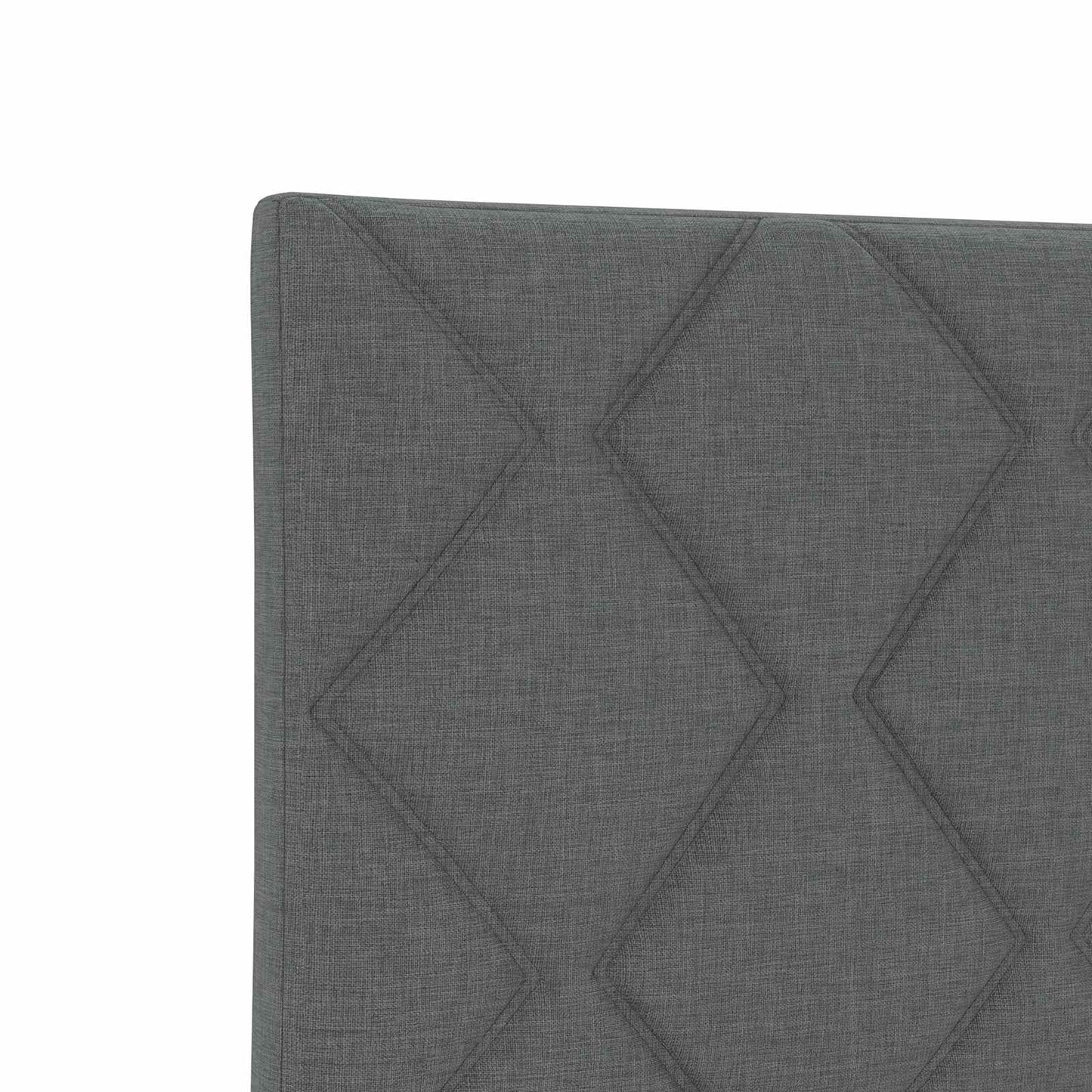 Boxspring ágy matraccal és LED-del Sötétszürke 90 x 190 cm