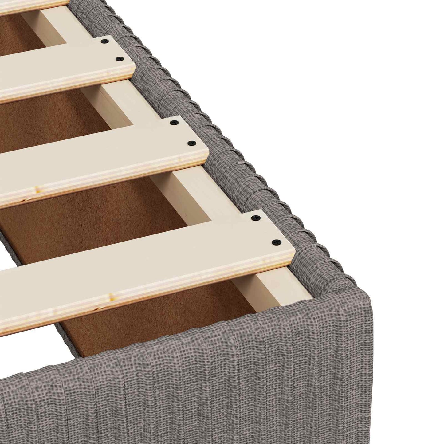 Boxspring ágy matraccal fejtámlával Tópszínű 80 x 200 cm Szövet