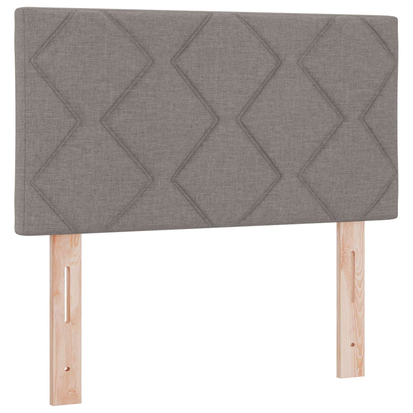 Boxspring ágy matraccal fejtámlával Tópszínű 80 x 200 cm Szövet