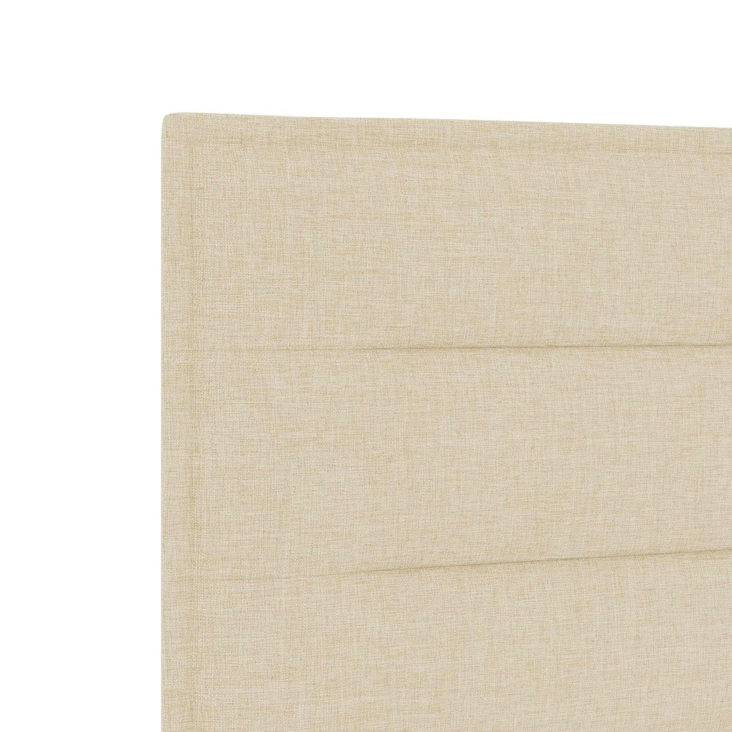 Boxspring ágy matraccal Krémszínű 120 x 190 cm Szövet