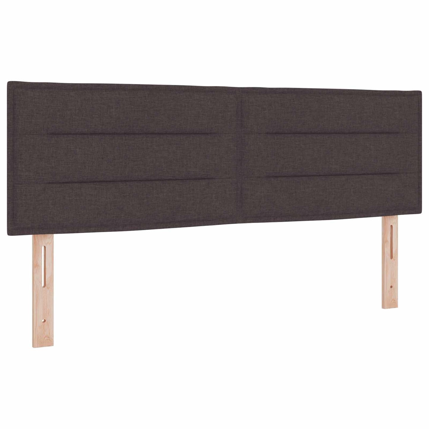 Boxspring ágy matraccal Sötét Barna 140 x 190 cm Szövet