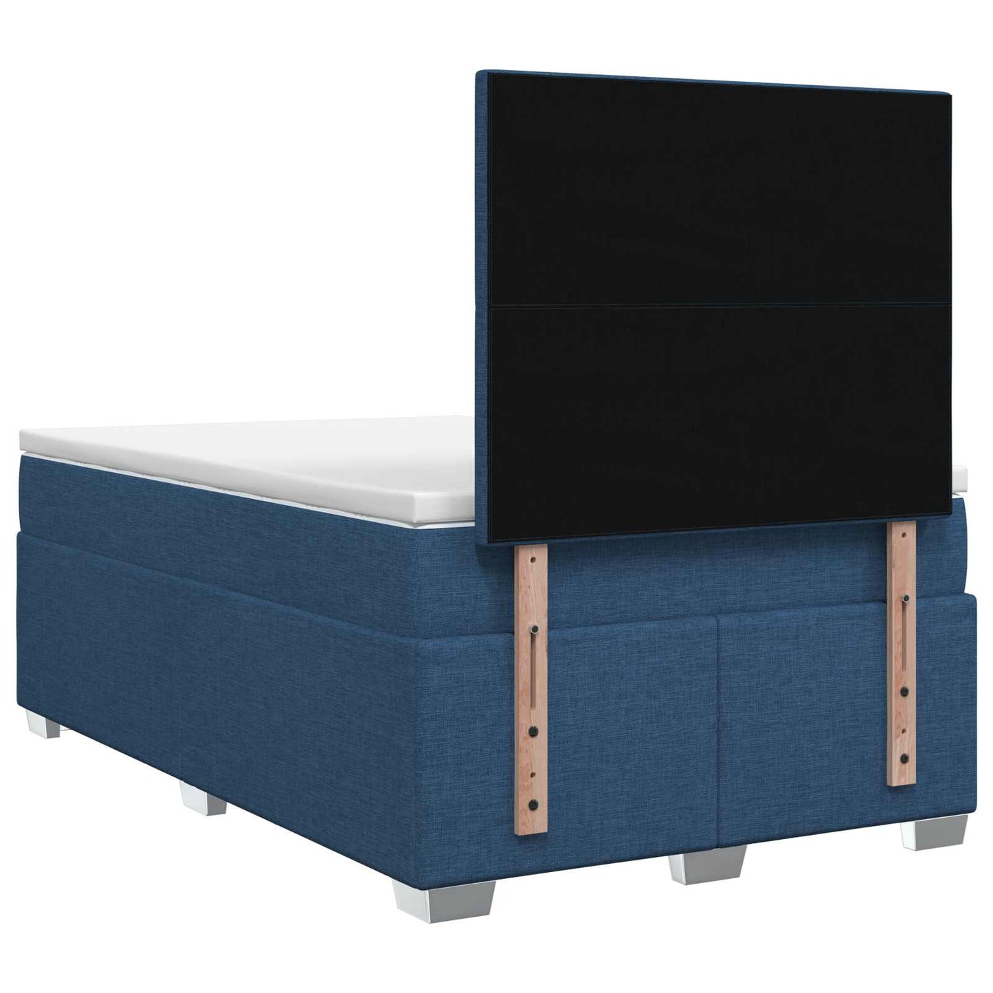 Boxspring ágy matraccal Kék 120 x 200 cm Szövet