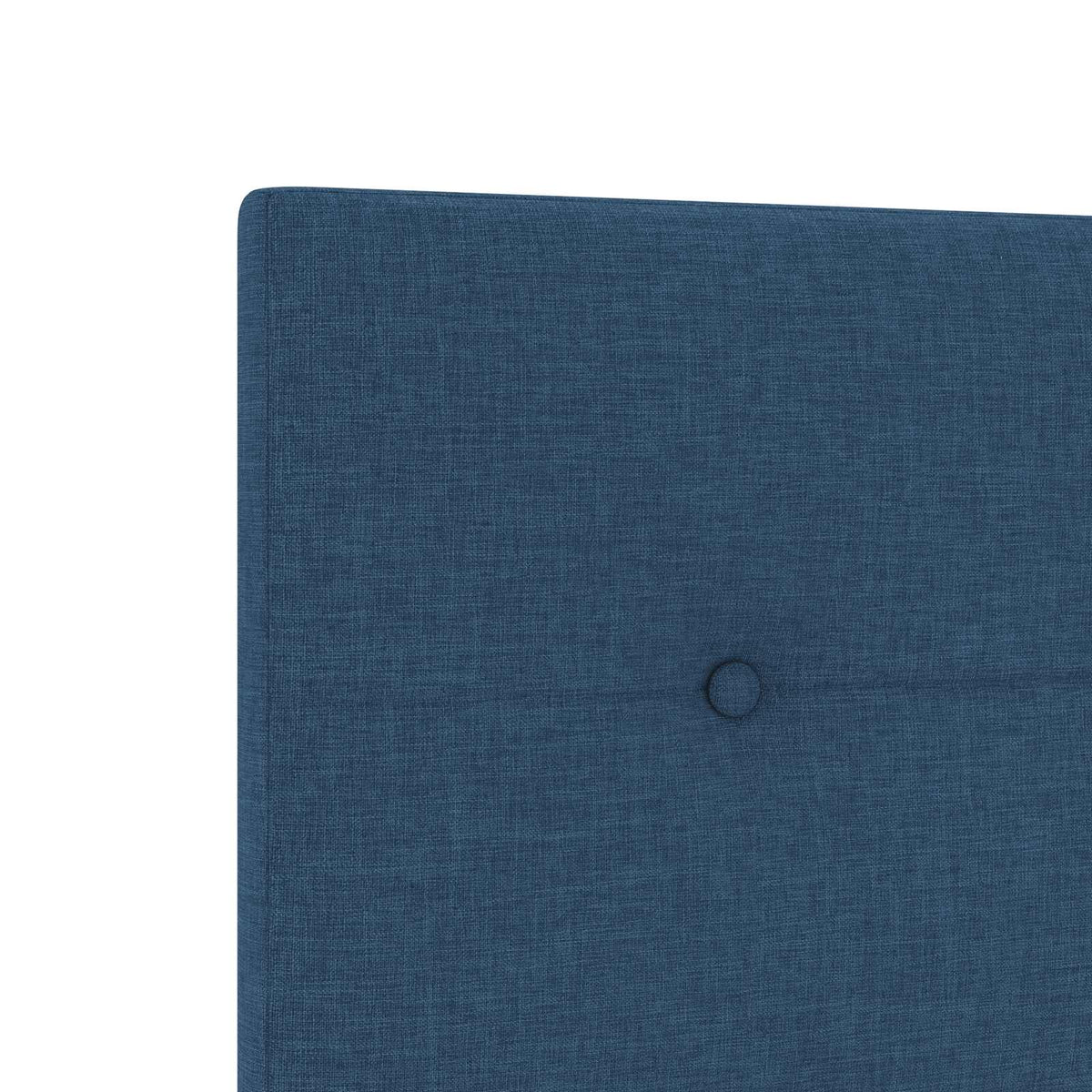 Boxspring ágy matraccal fejtámlával Kék 120 x 200 cm Szövet