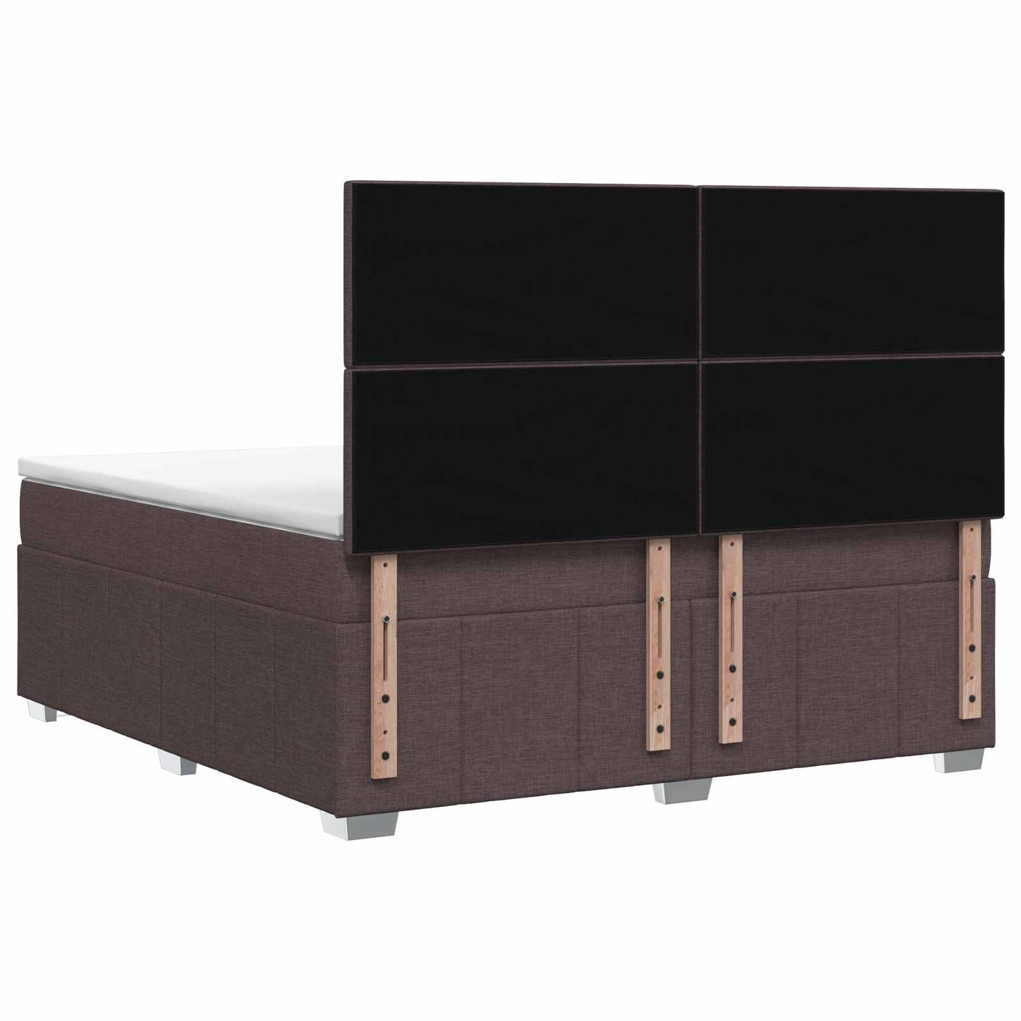 Boxspring ágy matraccal Tópszínű 160 x 200 cm Szövet
