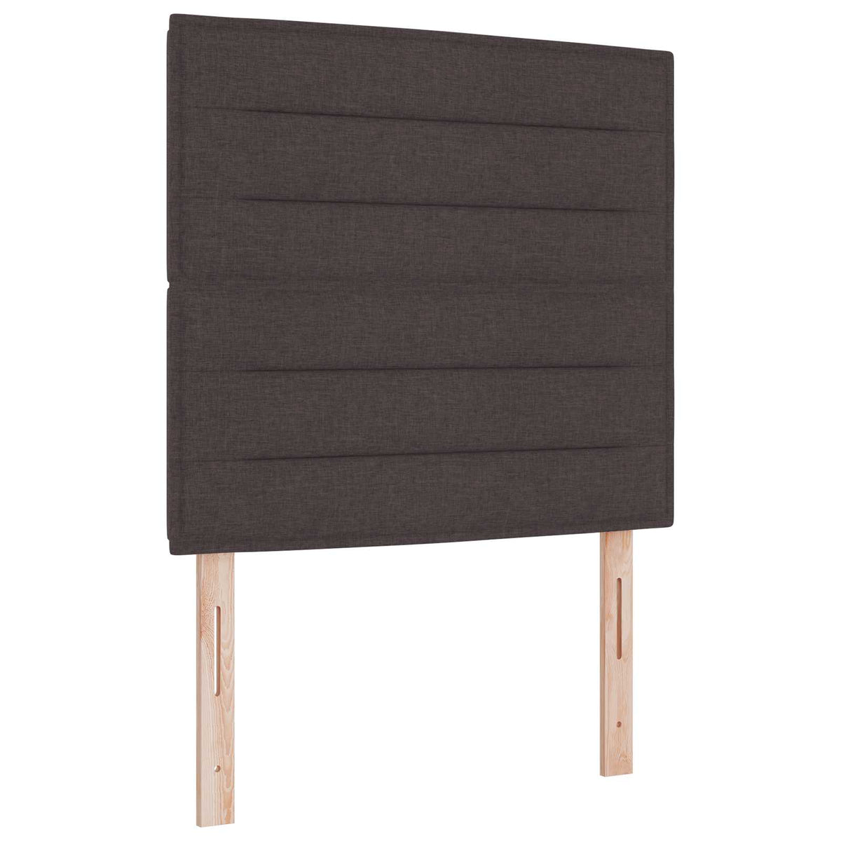 Boxspring ágy matraccal Sötét Barna 120 x 200 cm Szövet