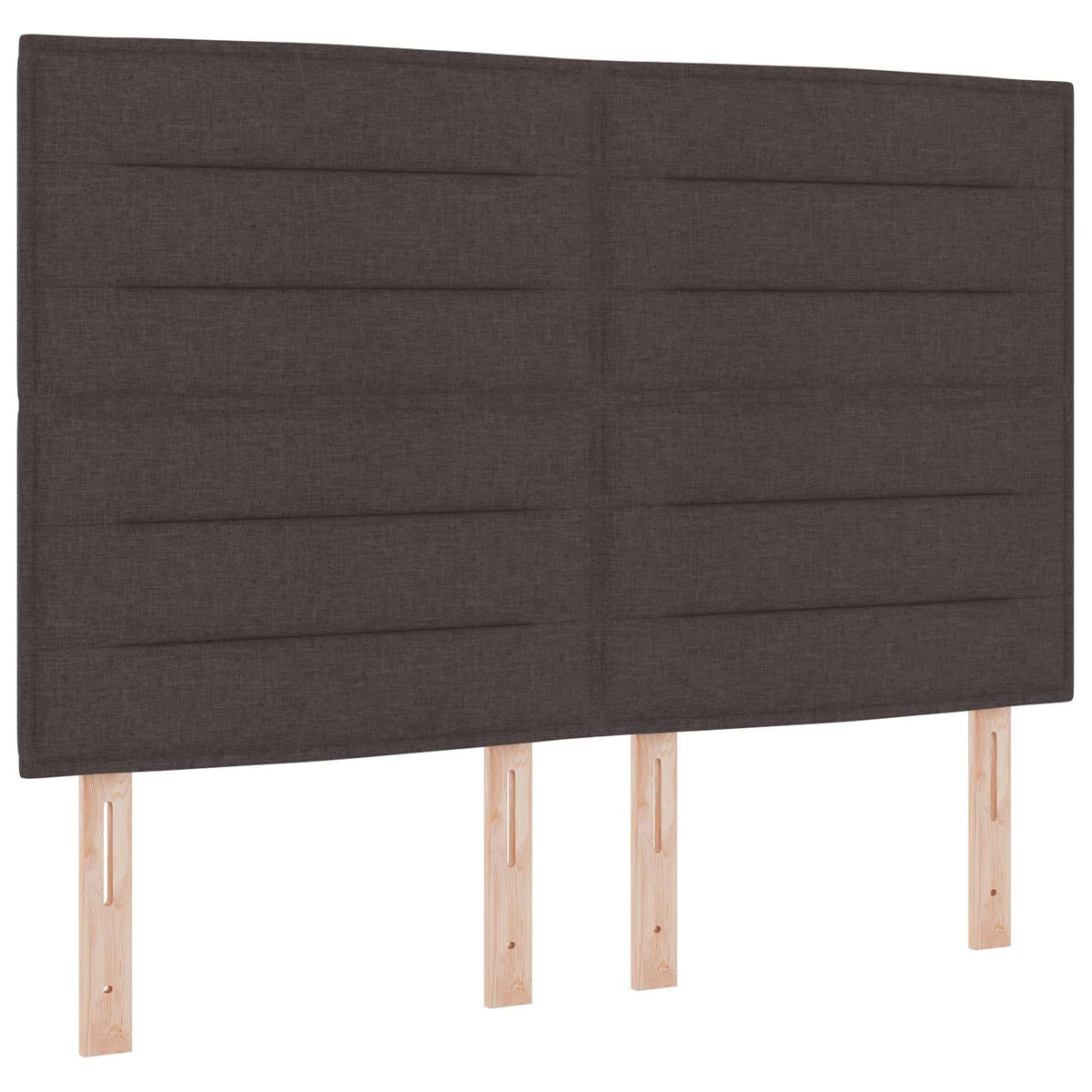 Boxspring ágy matraccal Sötét Barna 140 x 190 cm Szövet