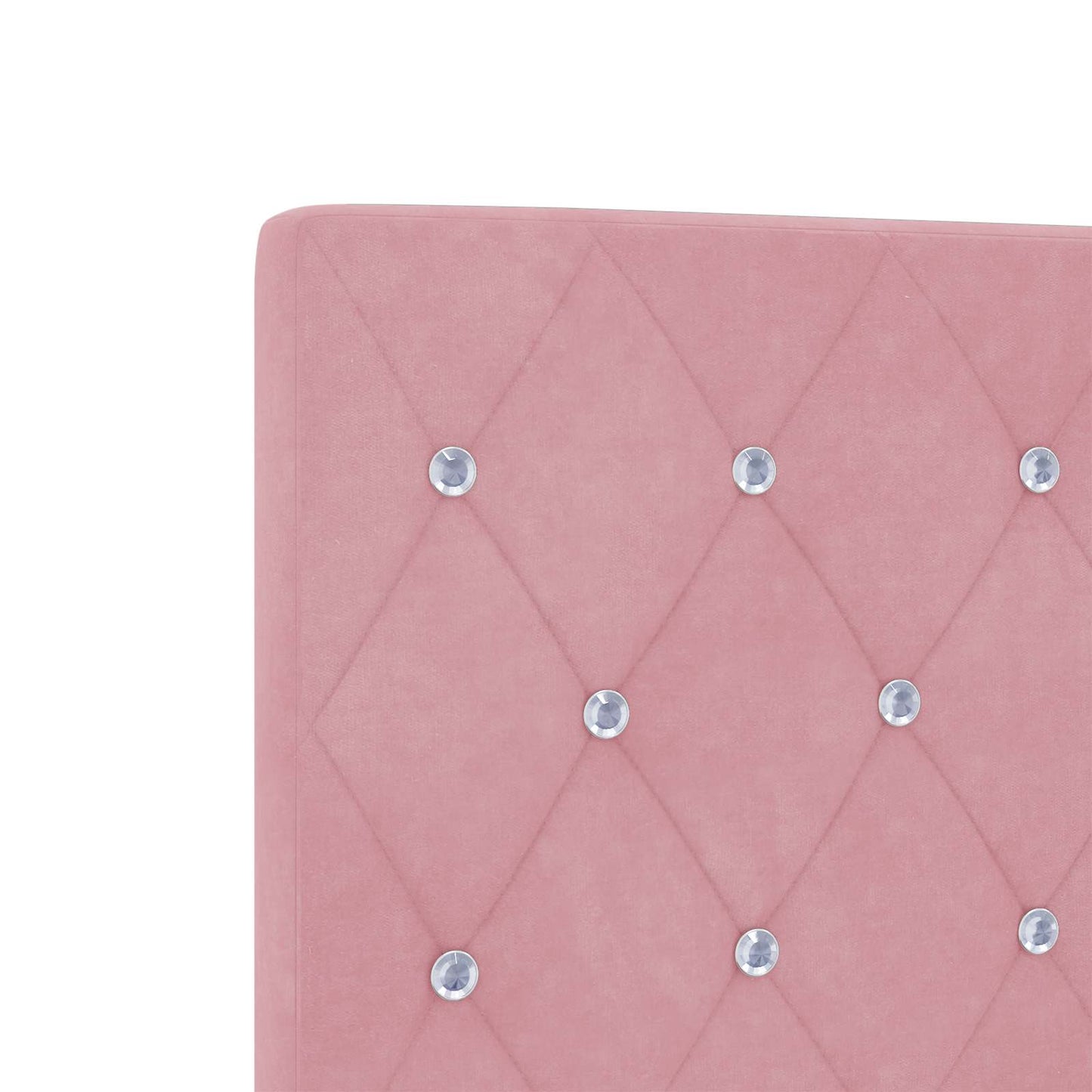 Boxspring ágy matraccal Rózsaszín 160 x 200 cm Bársony