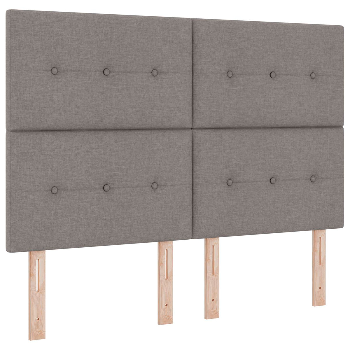 Boxspring ágy matraccal Tópszínű 140 x 200 cm Szövet