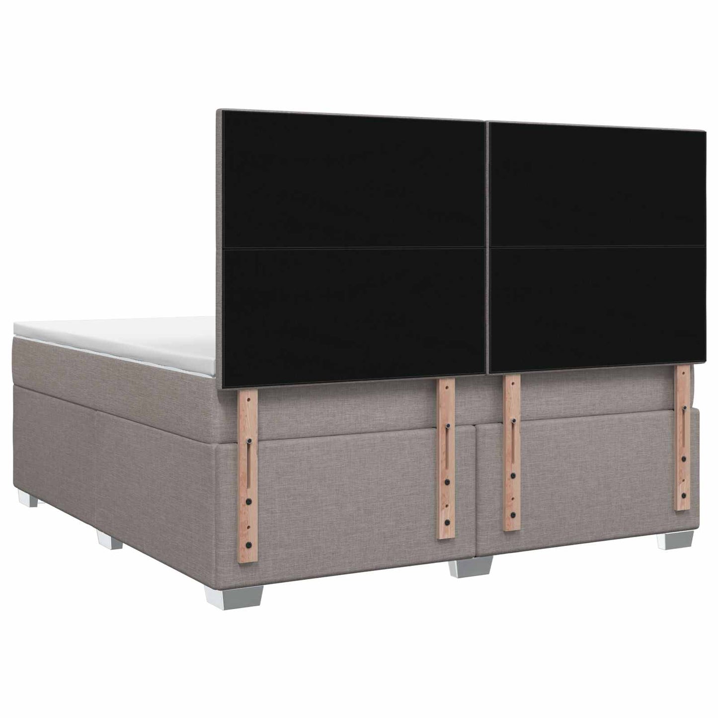Boxspring ágy matraccal Tópszínű 180 x 200 cm Szövet