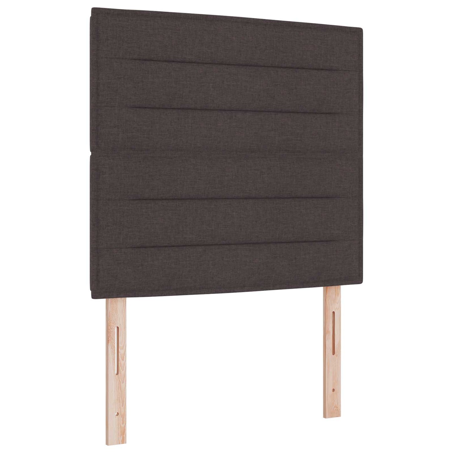 Boxspring ágy matraccal Sötét Barna 120 x 200 cm Szövet