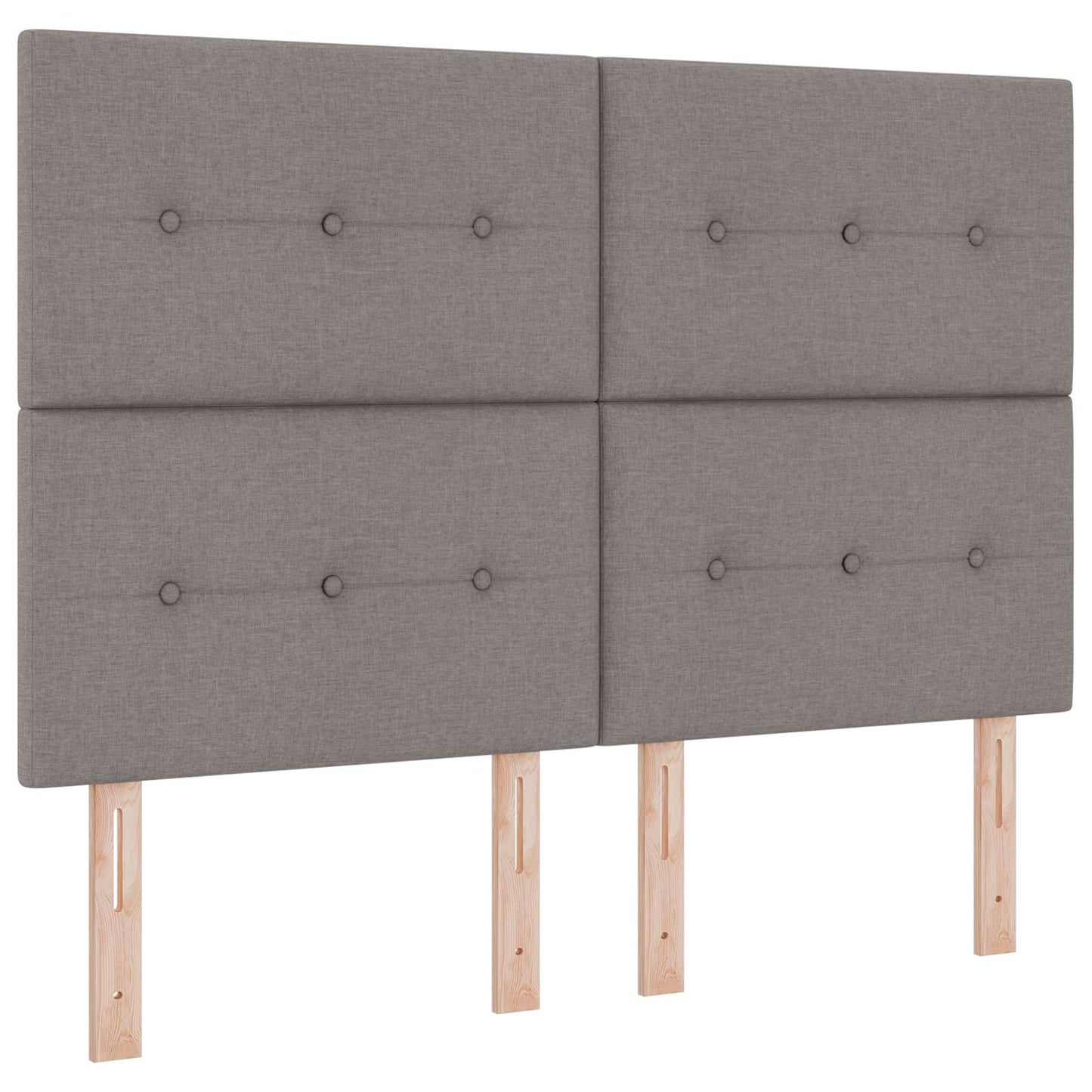 Boxspring ágy matraccal Tópszínű 140 x 200 cm Szövet