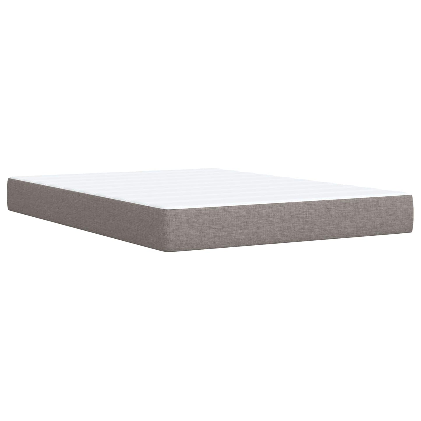 Boxspring ágy matraccal Tópszínű 140 x 200 cm Szövet