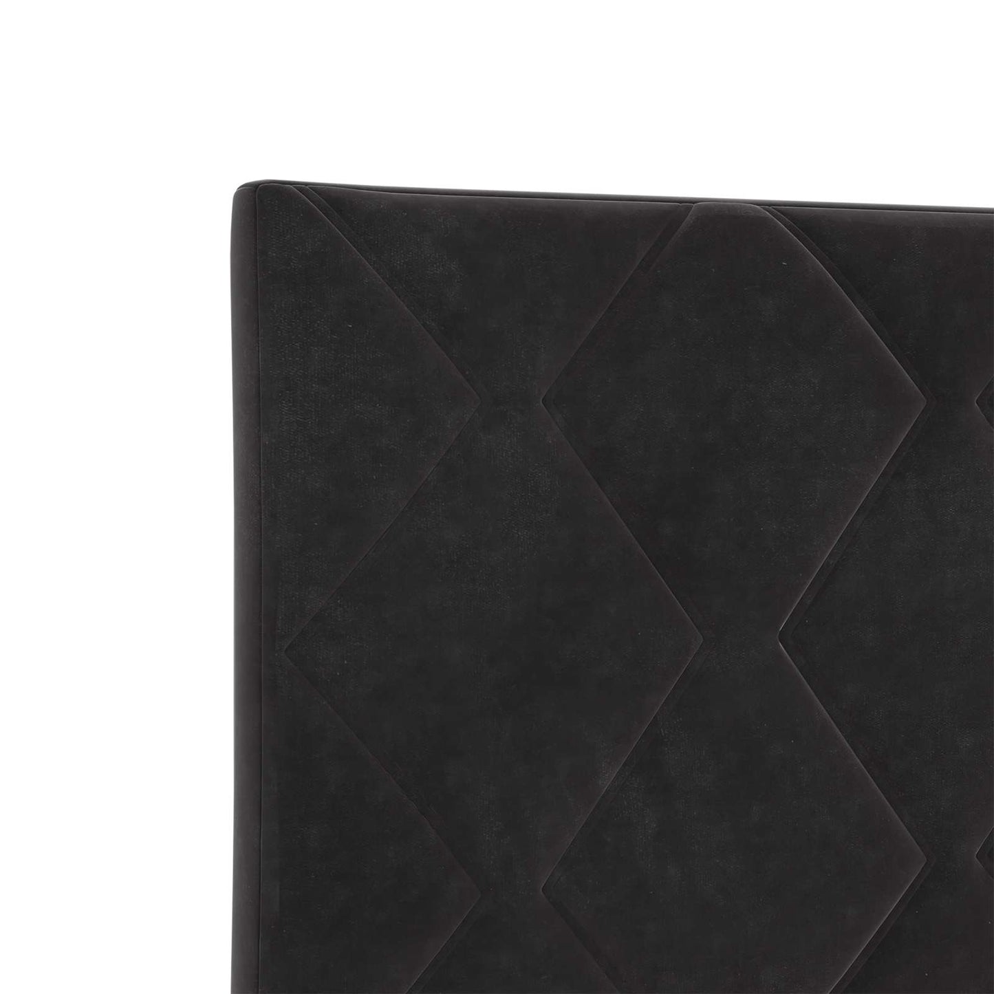 LED Boxspring Ágy Mattal Fekete 180 x 200 cm Bársony