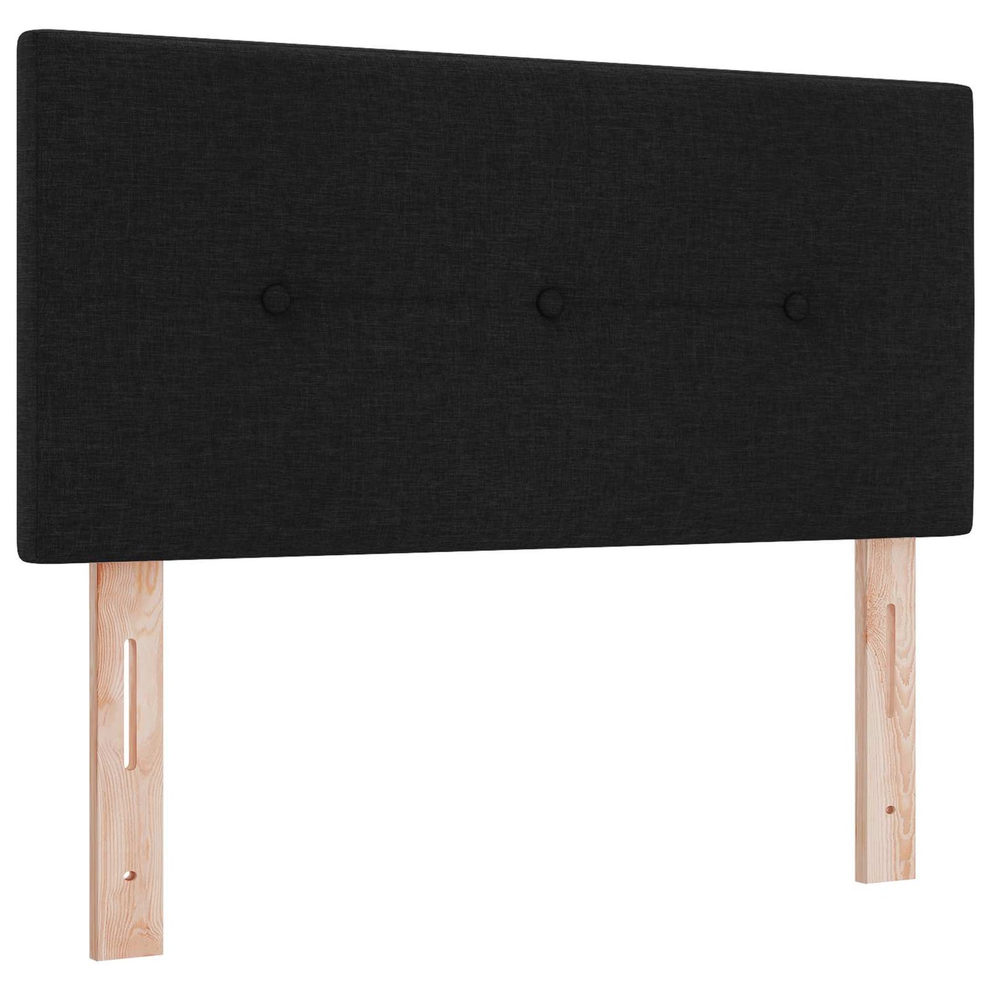 Óriási Ágy Matrac és LED világítással Fekete 100 x 200 cm