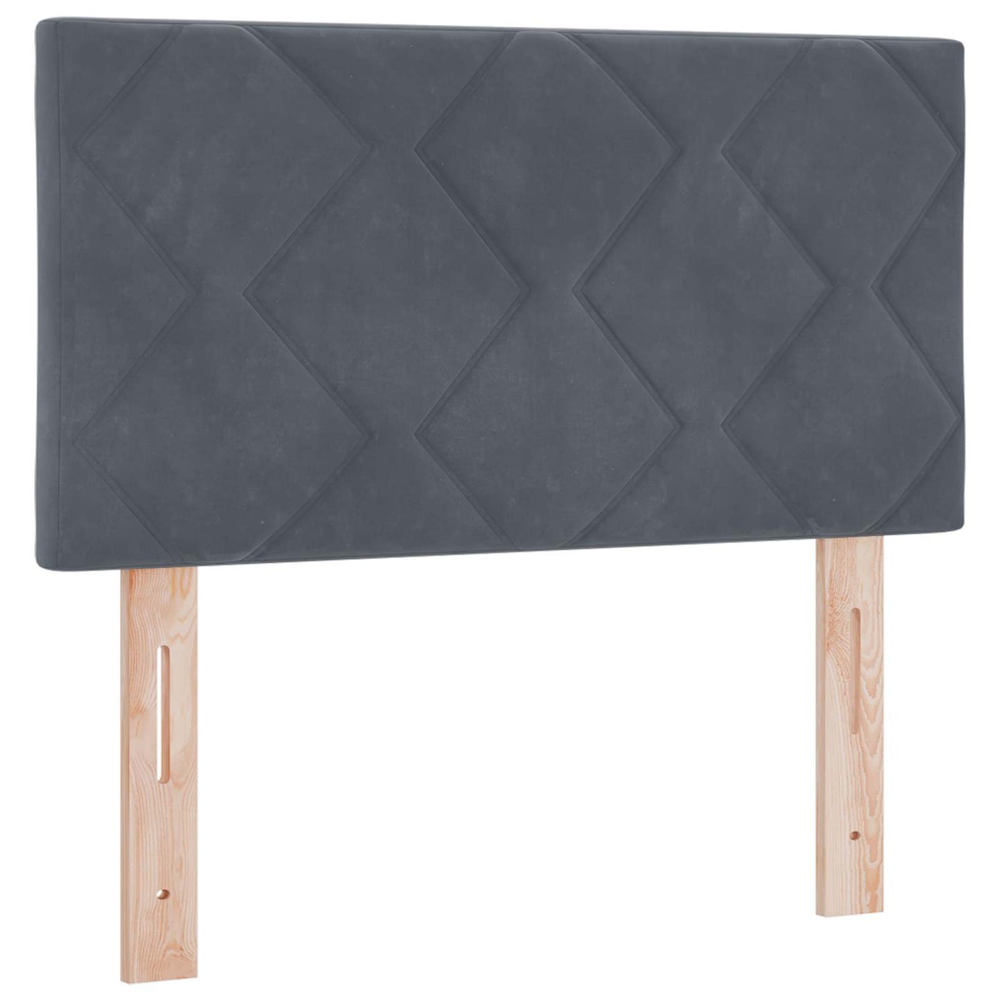 Óriási Ágy Matrac és LED világítással Sötétszürke 80 x 200 cm
