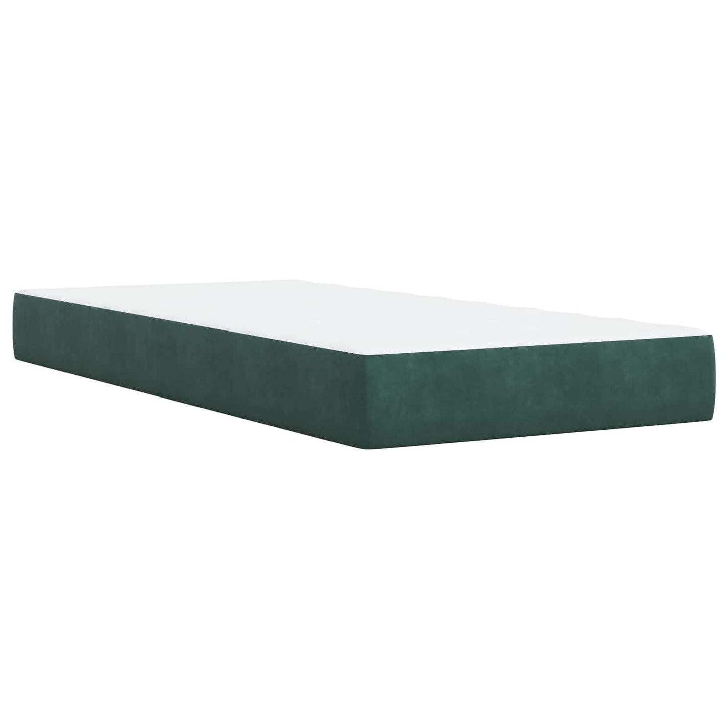Óriási Ágy Matrac és LED világítással Sötétzöld 180 x 200 cm
