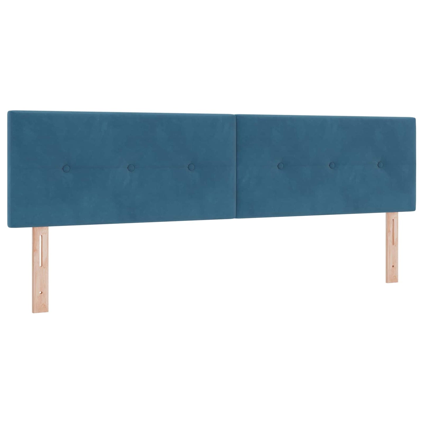 Óriási Ágy Matrac és LED világítással Sötétkék 180 x 200 cm