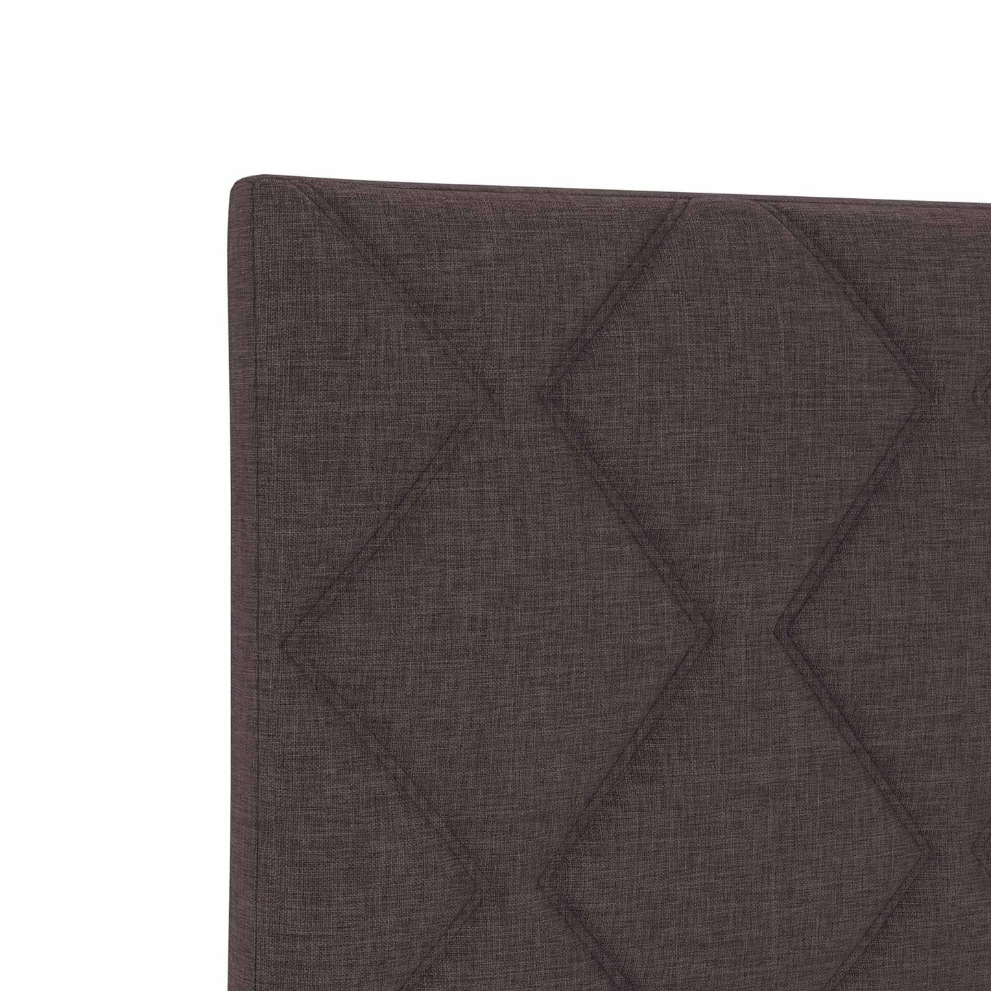 Óriáságy matraccal fejtámlával Sötét Barna 90 x 200 cm Szövet