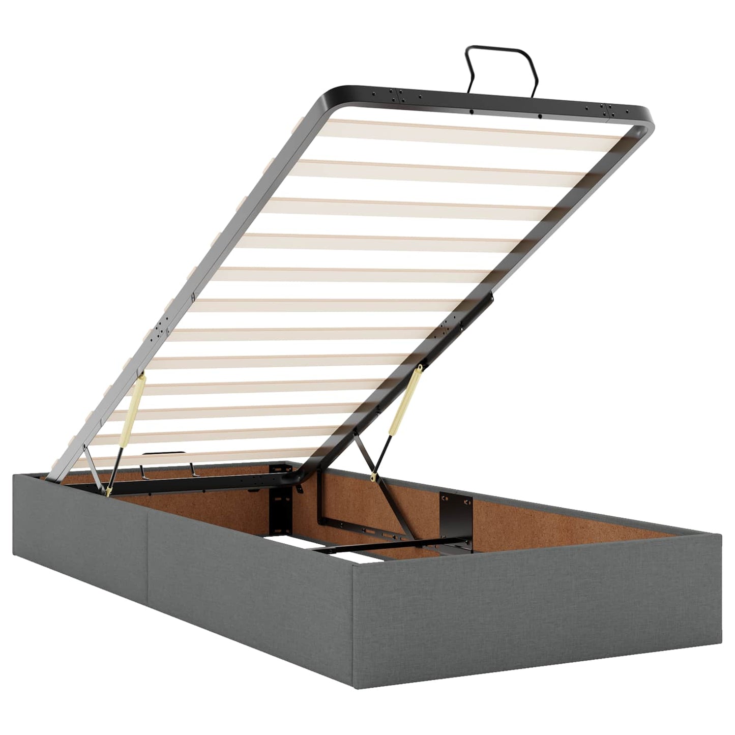 Óriási Ágy Matrac és LED világítással Sötétszürke 80 x 200 cm