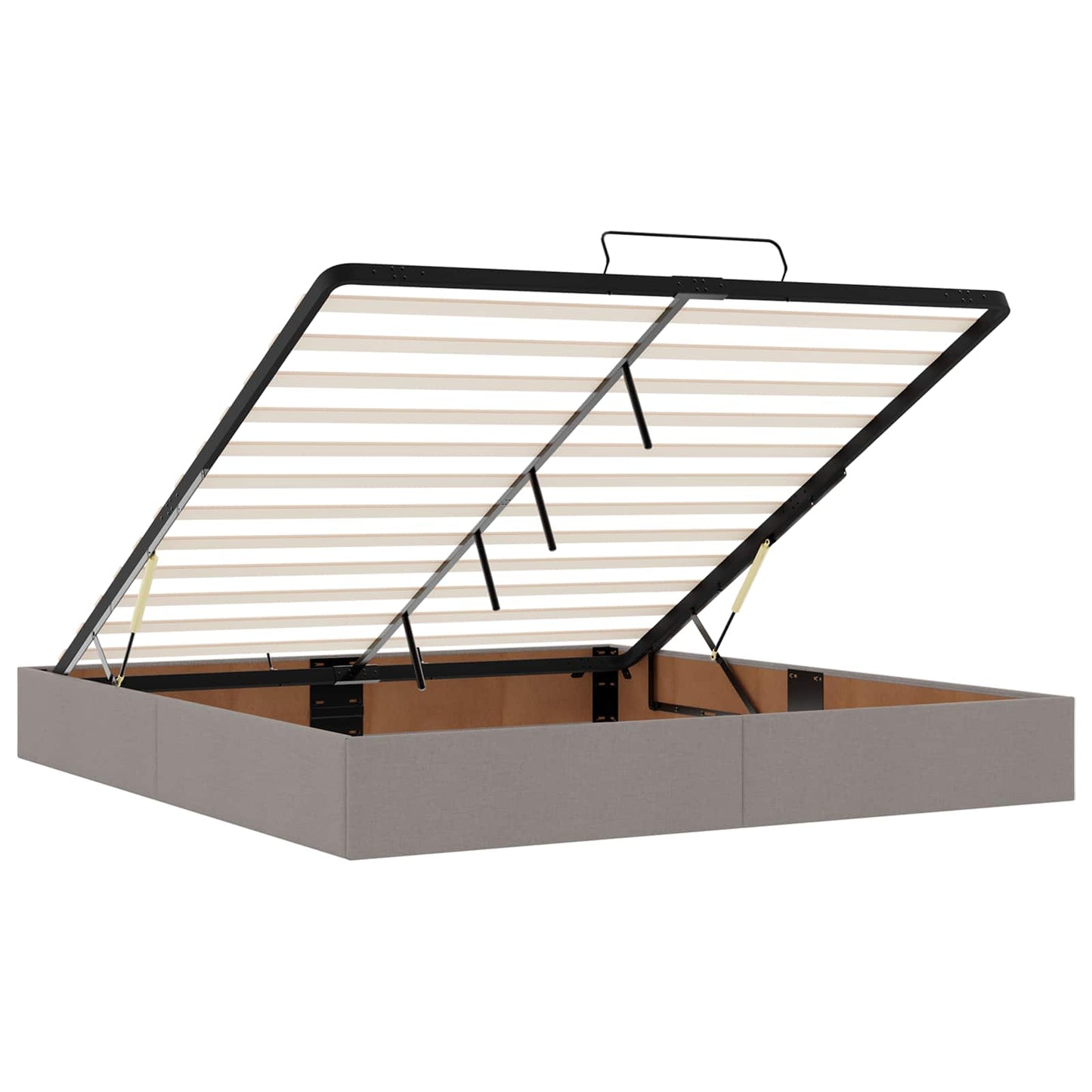 Óriási Ágy Matrac és LED világítással Tópszínű 200 x 200 cm
