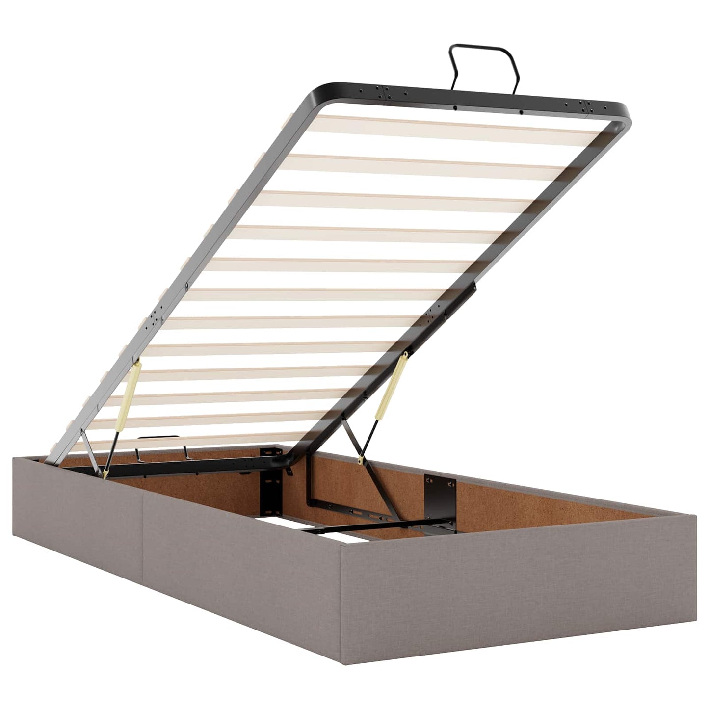 Óriási Ágy Matrac és LED világítással Tópszínű 200 x 200 cm