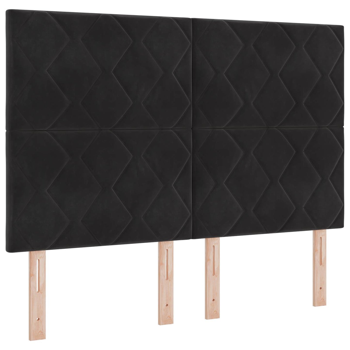 Óriási Ágy Matrac és LED világítással Fekete 160 x 200 cm