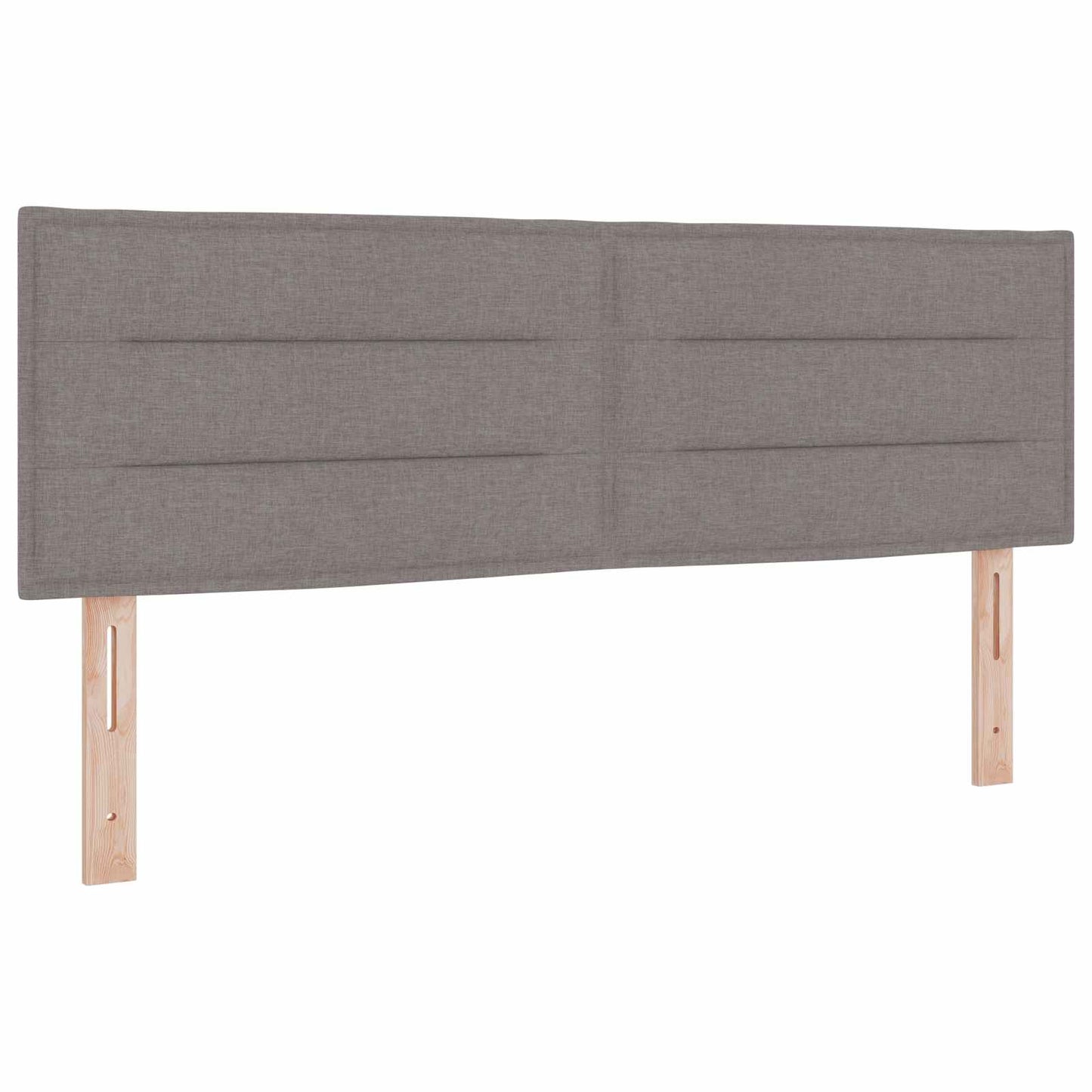 LED tárolós ágy matraccal Tópszínű 140 x 200 cm Szövet
