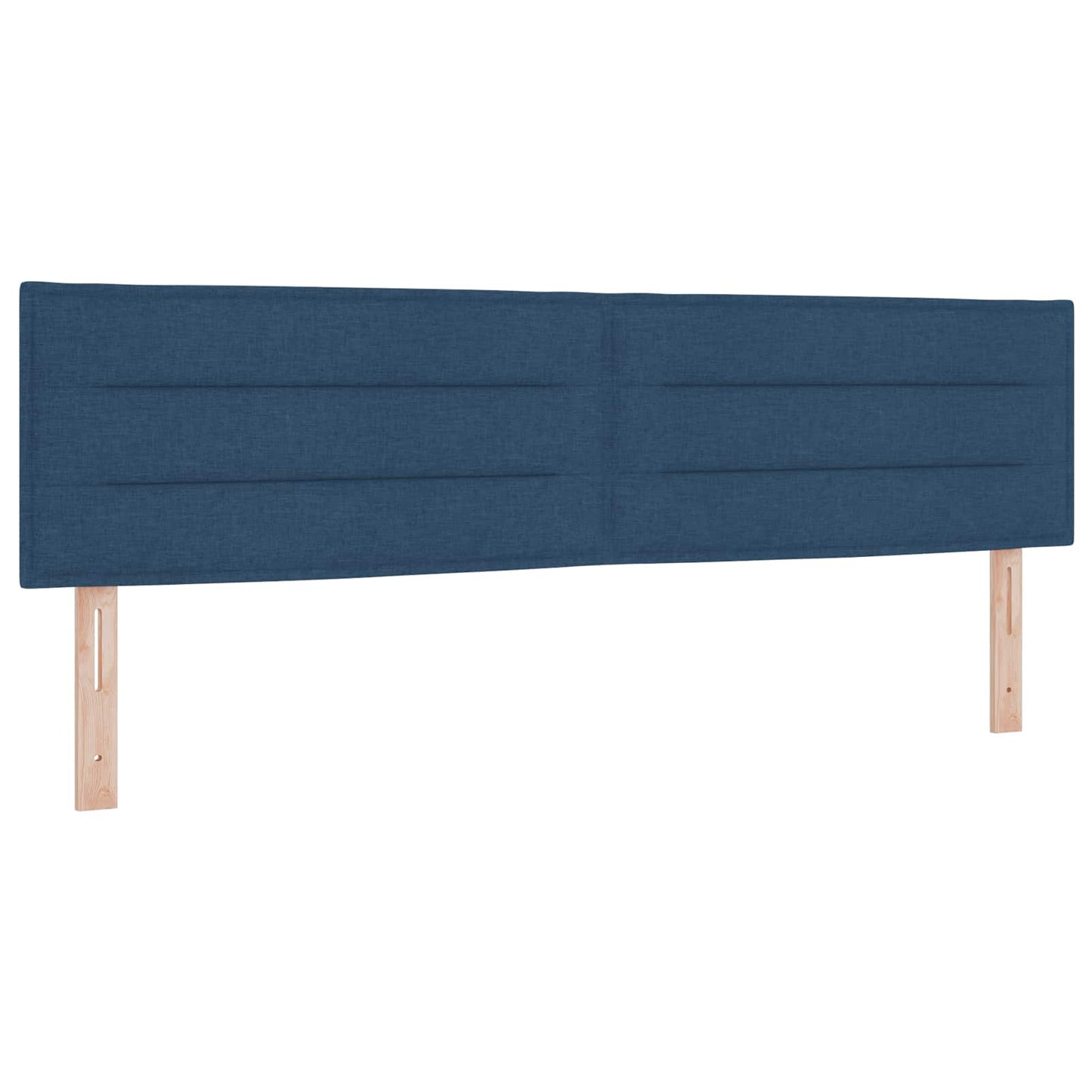 LED tárolós ágy matraccal Kék 180 x 200 cm Szövet