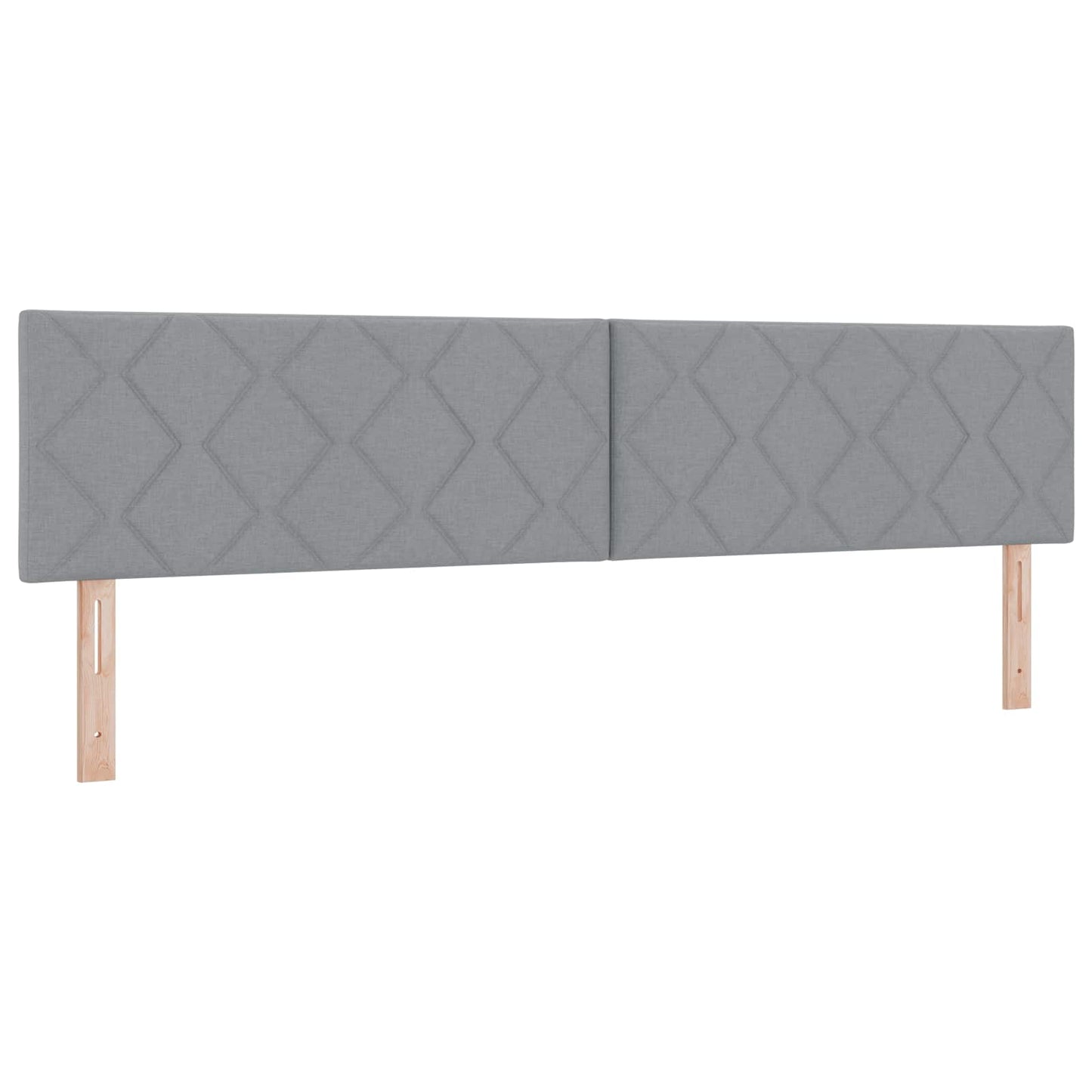 LED tárolós ágy matraccal Világosszürke 200 x 200 cm Szövet