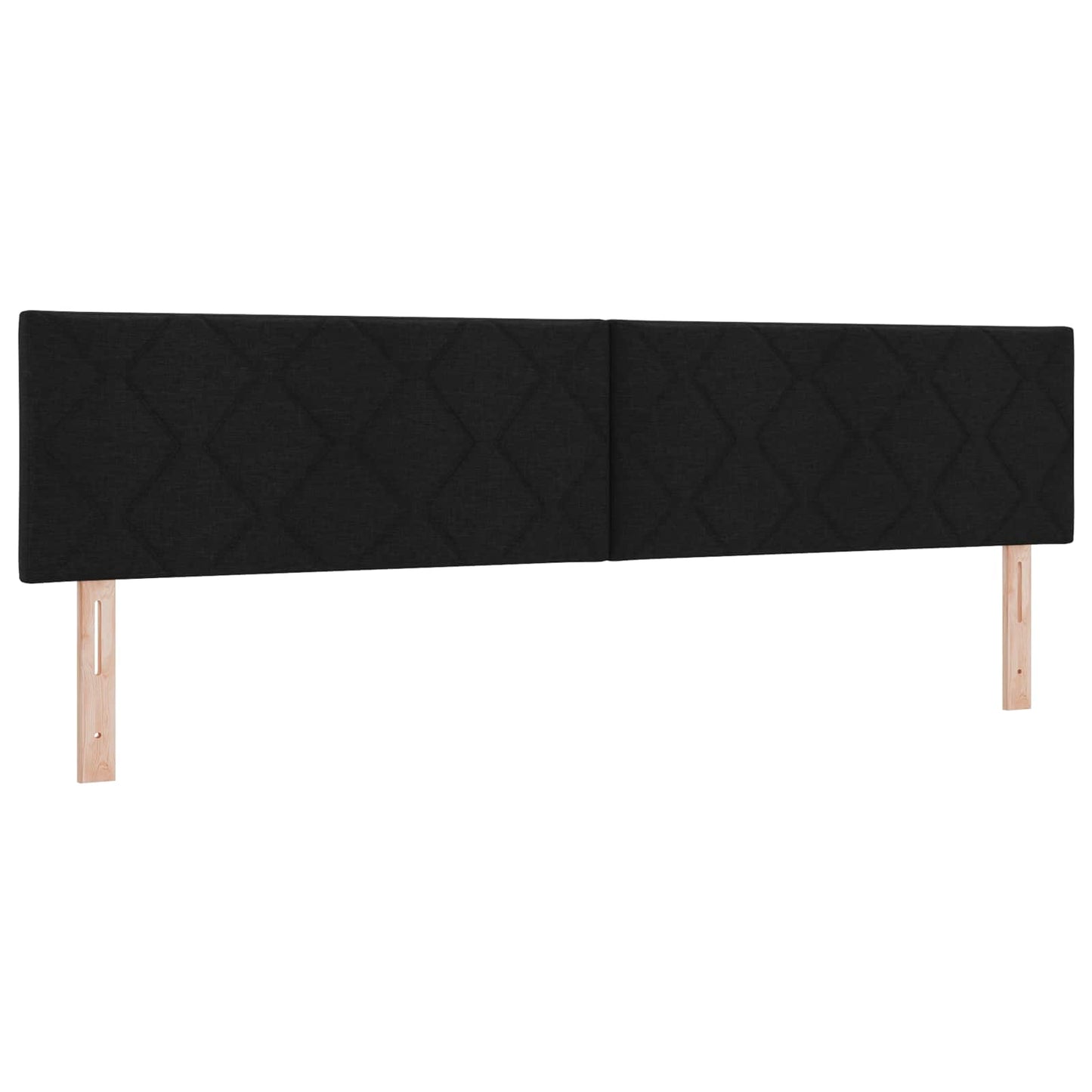 LED tárolós ágy matraccal Fekete 200 x 200 cm Szövet