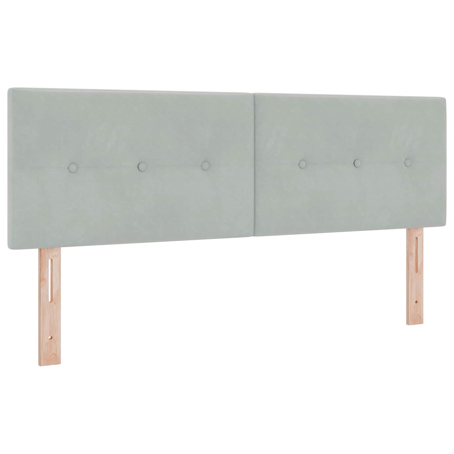 LED tárolós ágy matraccal Világosszürke 160 x 200 cm Bársony